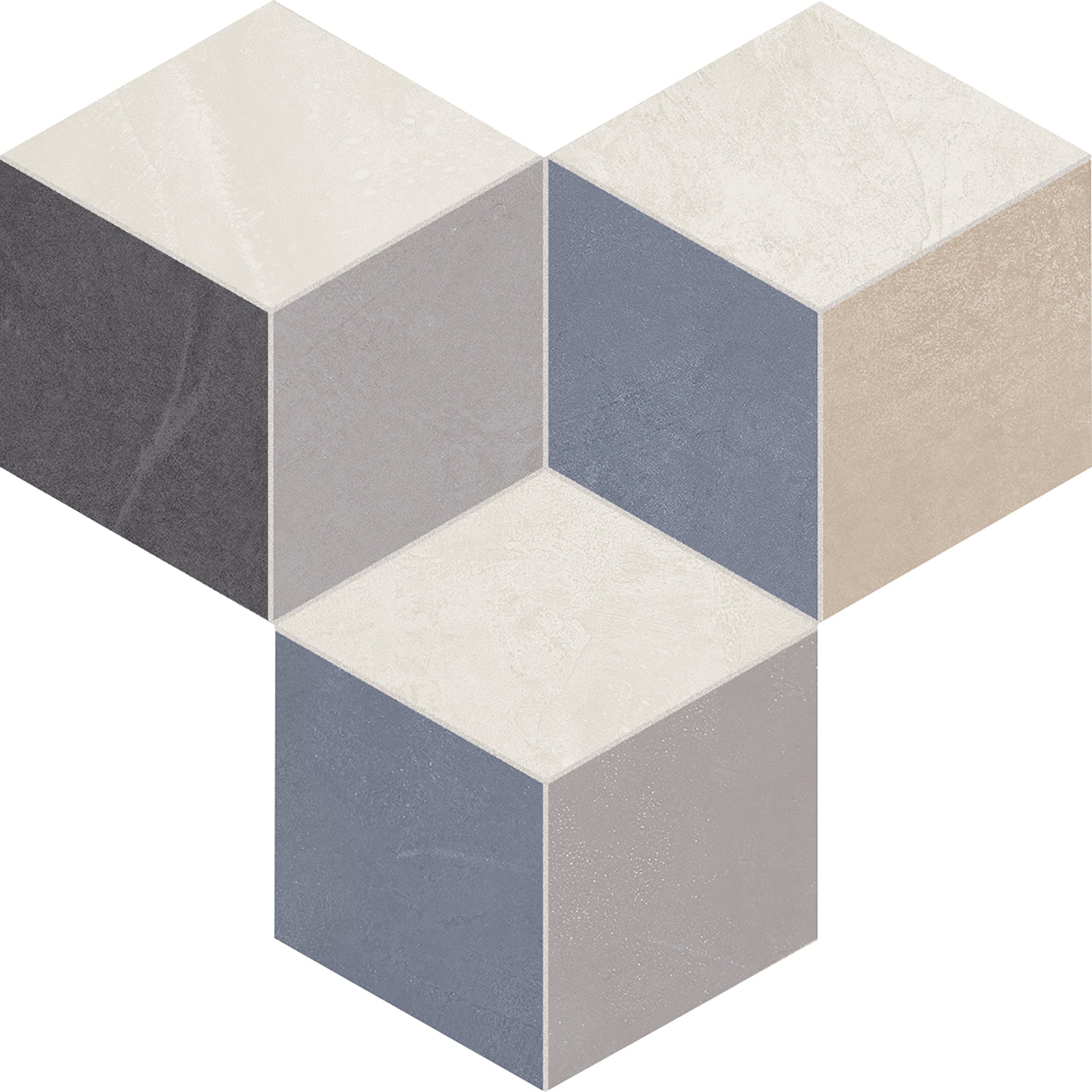 Totalook: Resin Sagoma Sagoma Deco Tile (12"x12"x6.5-mm | matte)