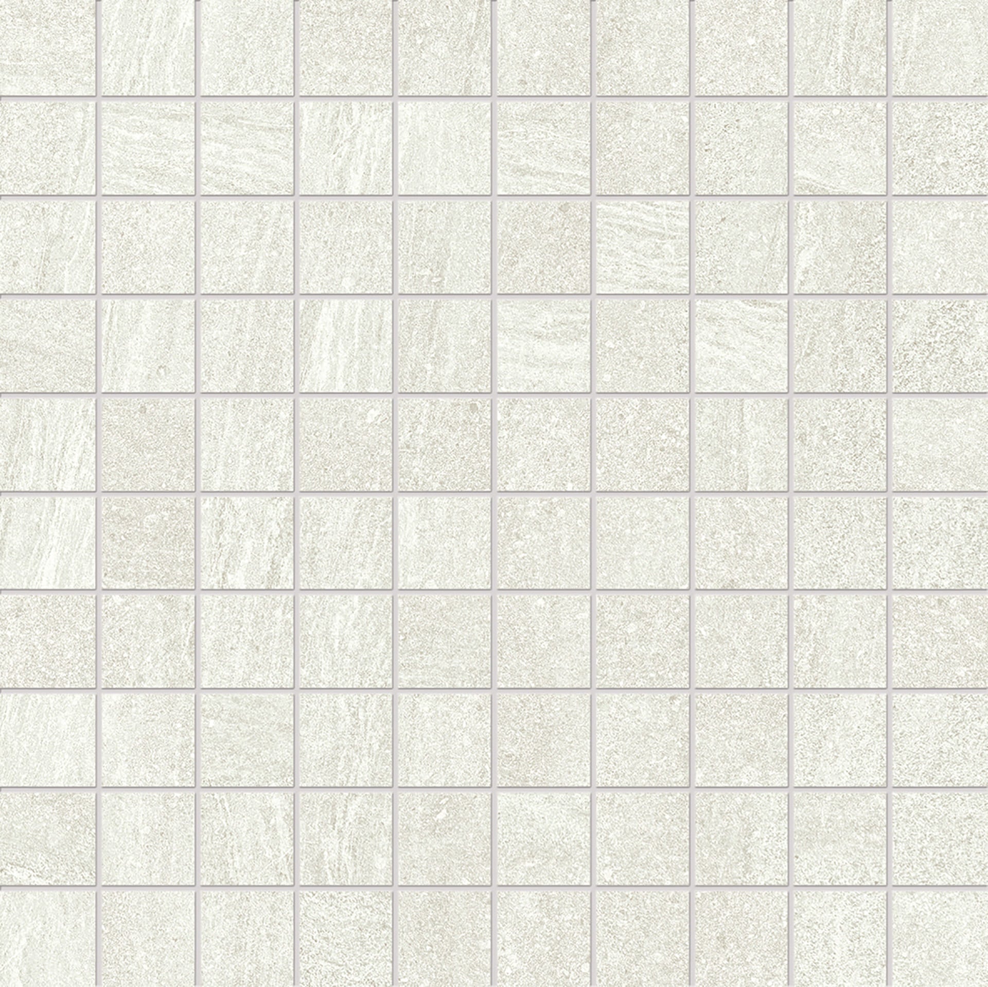 Elegance Pro: Sandstone White Straight Stack 1x1 Mosaic (12"x12"x9.5-mm | matte)