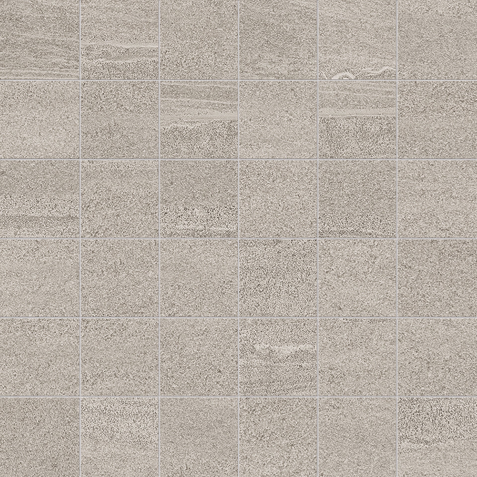 Stone Project: Falda Greige Straight Stack 2x2 Mosaic (12"x12"x9.5-mm | matte)