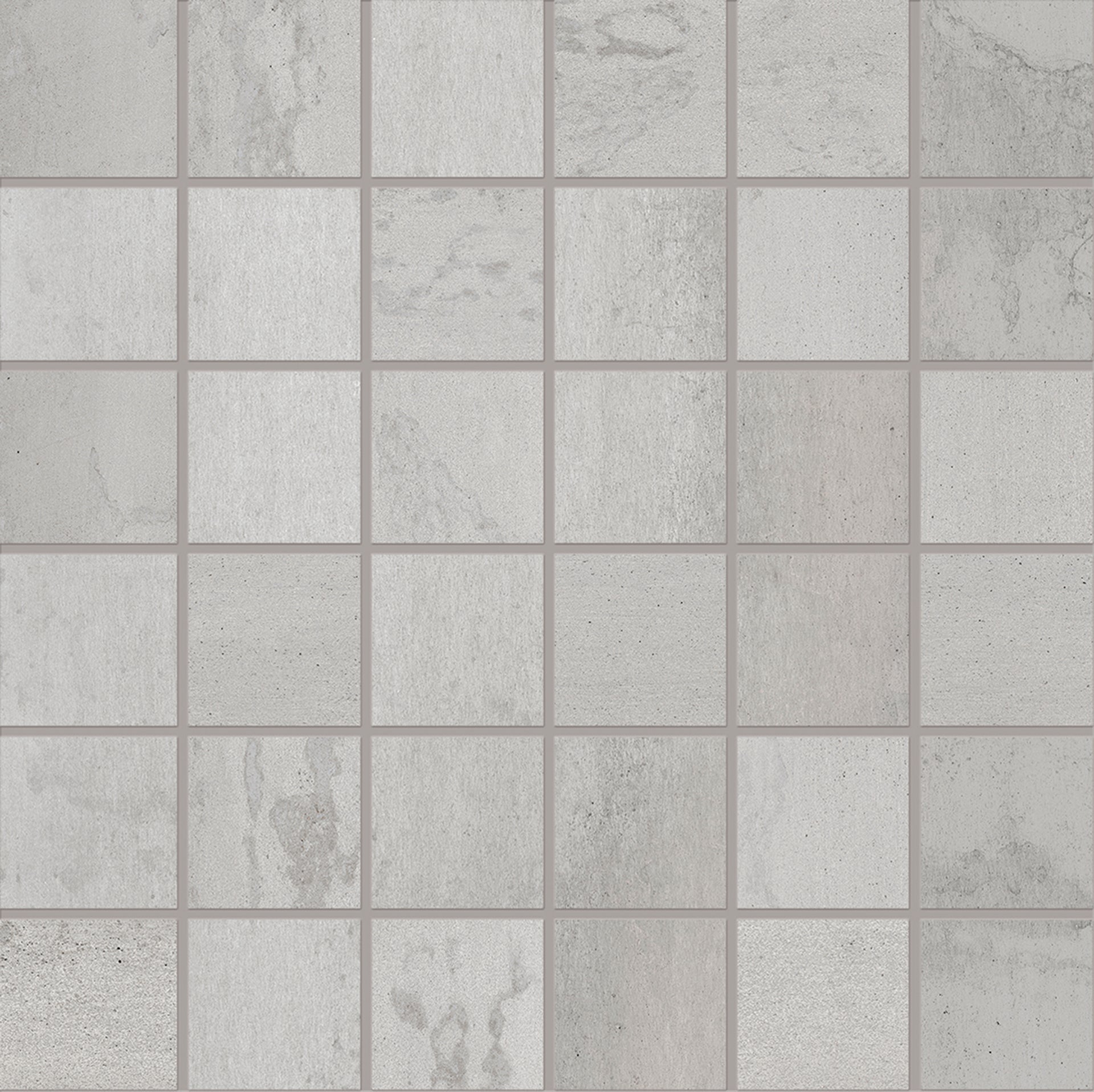 Metallica: Metal Steel Straight Stack 2x2 Mosaic (12"x12"x9.5-mm | matte)