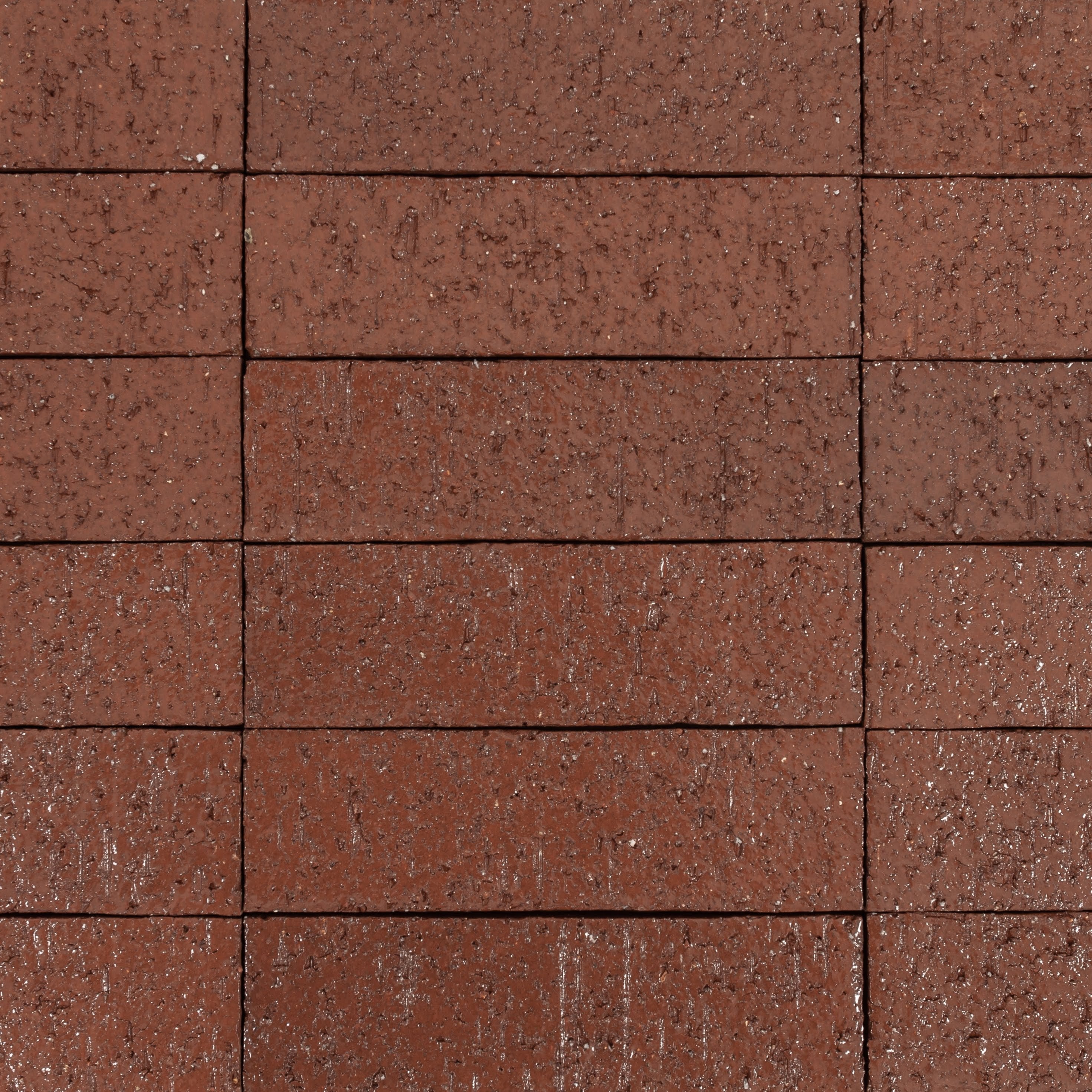 Arto Glazed Brick: Clear Glaze (Flat 2¼"x7⅝"x⅝")