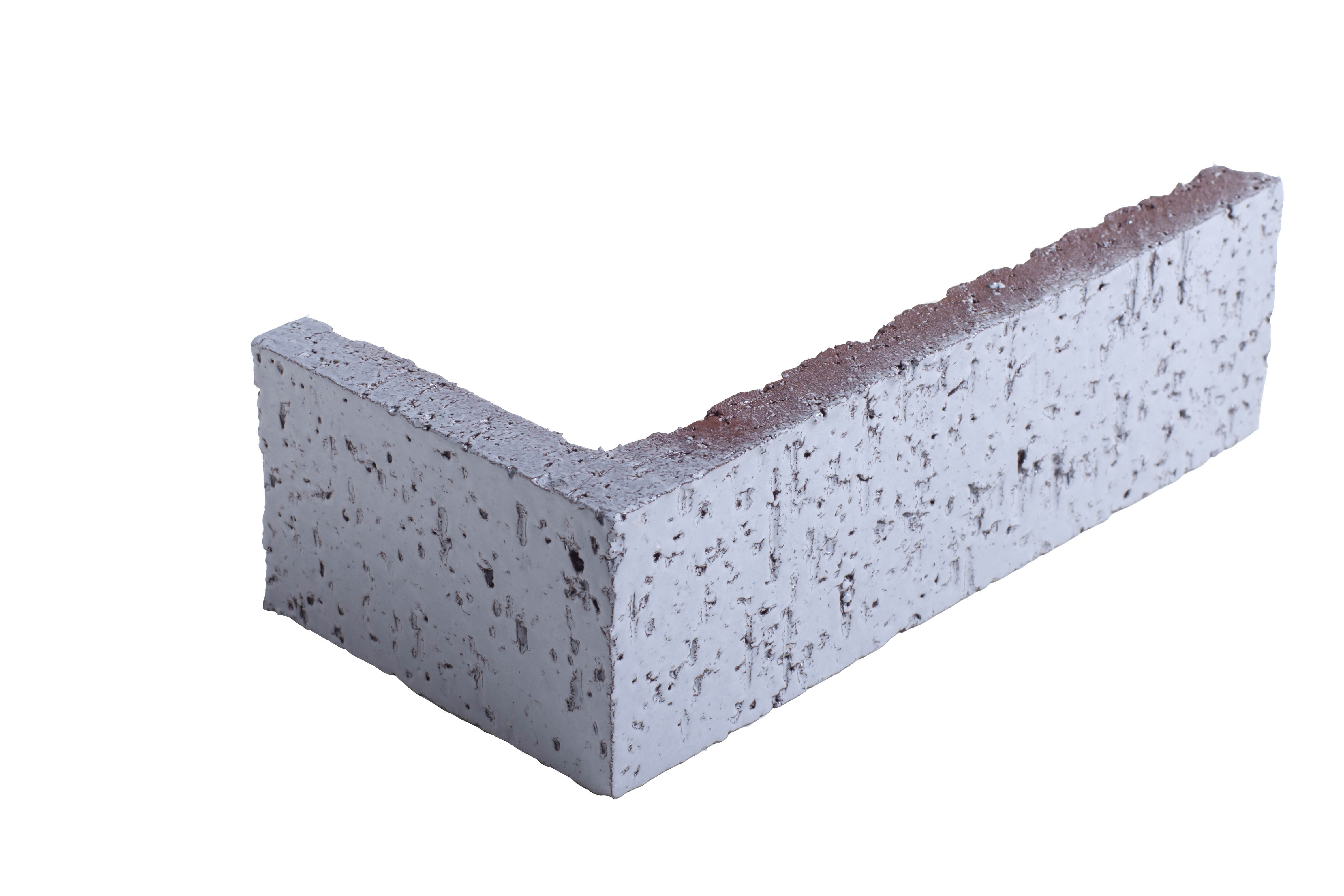 Arto Glazed Brick: Battleship (Corner 2¼"x7⅝"x⅝")