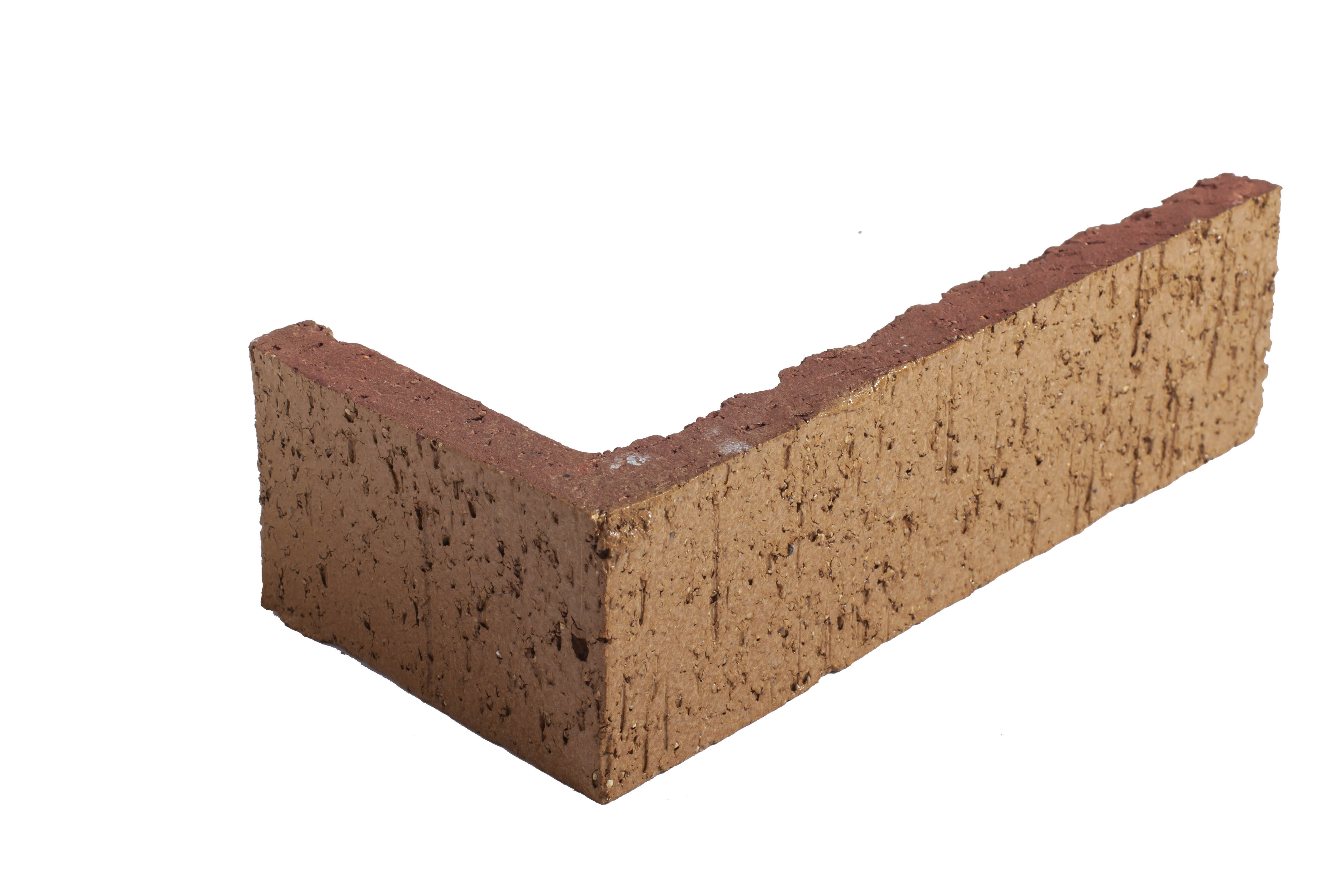 Arto Glazed Brick: Deli Mustard (Corner 2¼"x7⅝"x⅝")