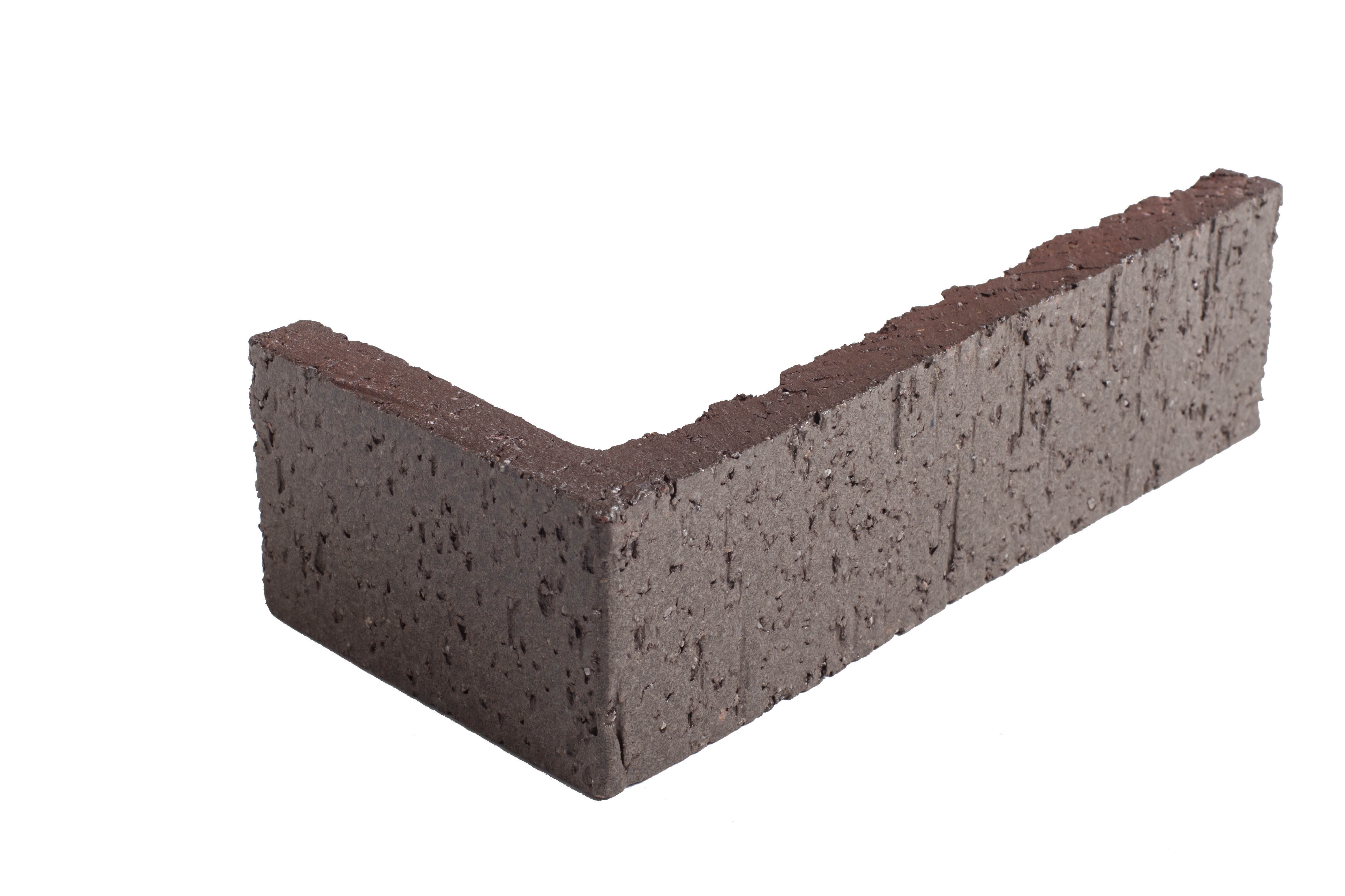 Arto Glazed Brick: Suede (Corner 2¼"x7⅝"x⅝")