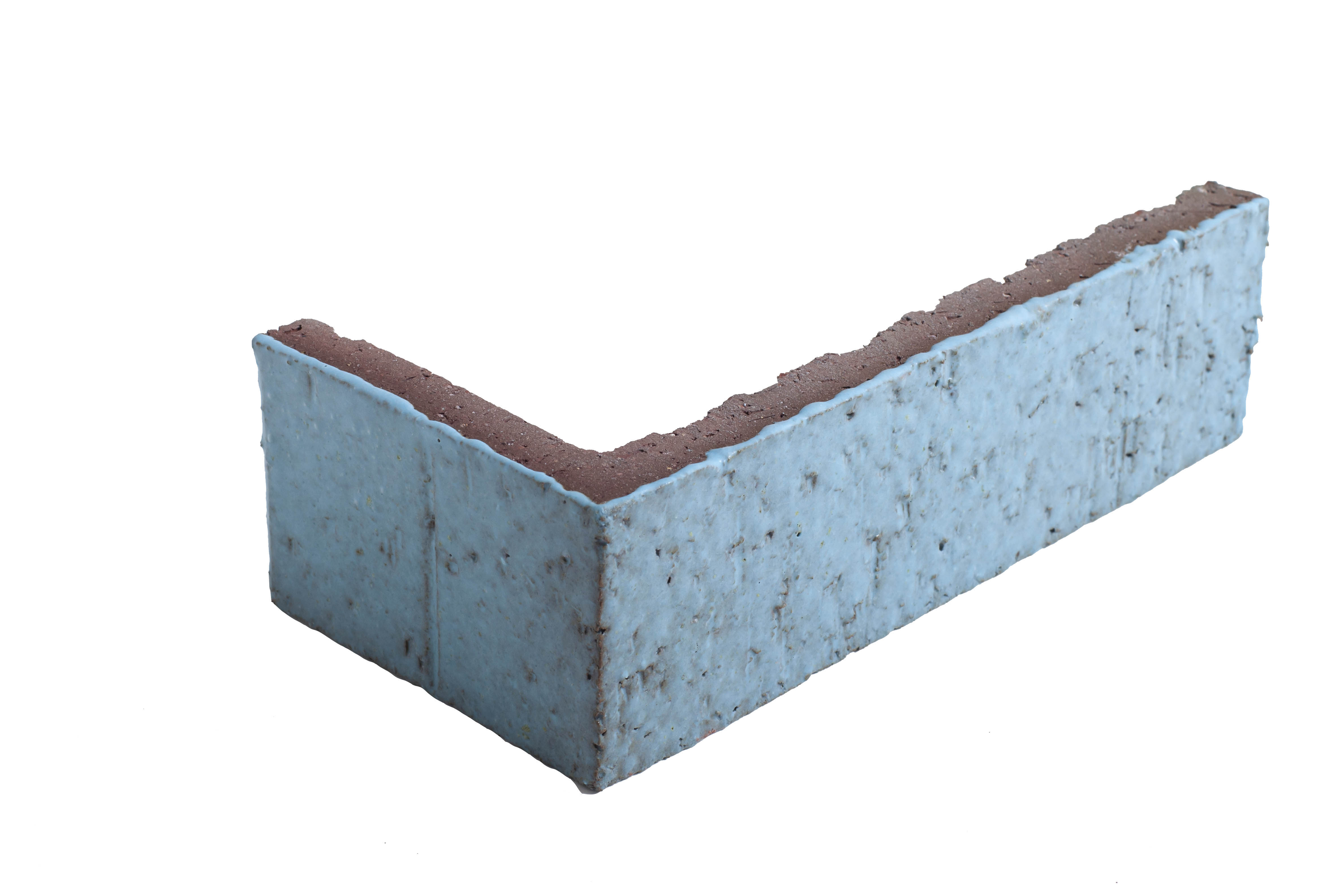 Arto Glazed Brick: Turquoise (Corner 2¼"x7⅝"x⅝")