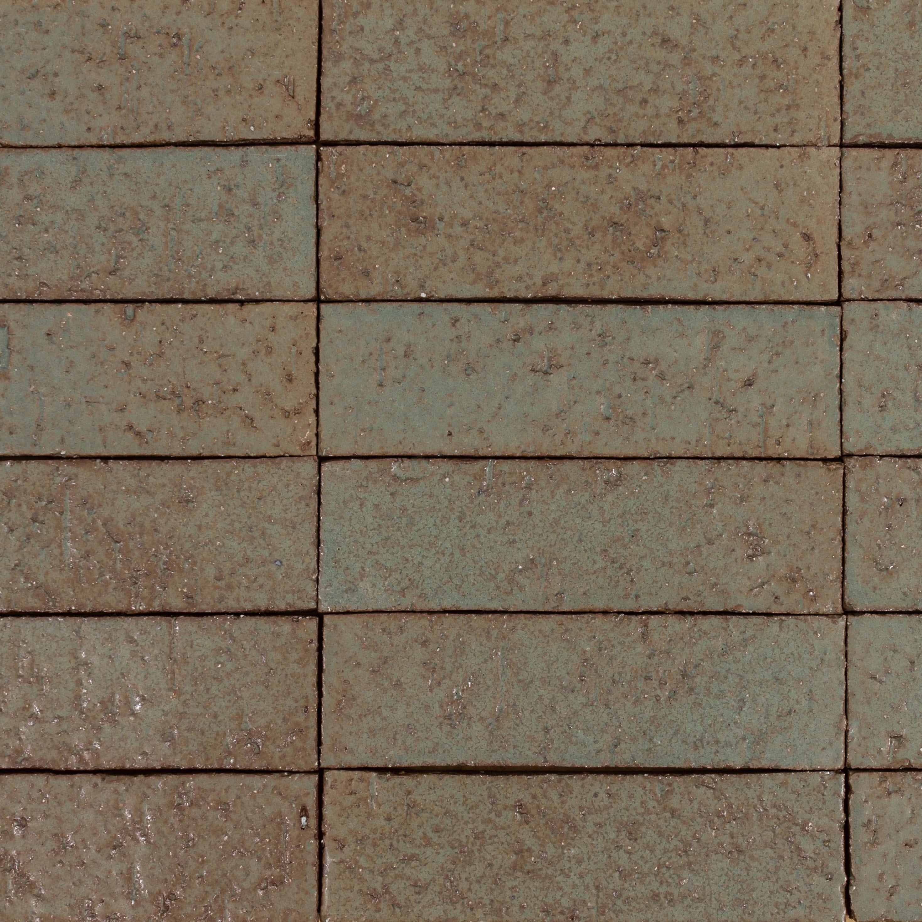 Arto Glazed Brick: Elder Green (Flat 2¼"x7⅝"x⅝")