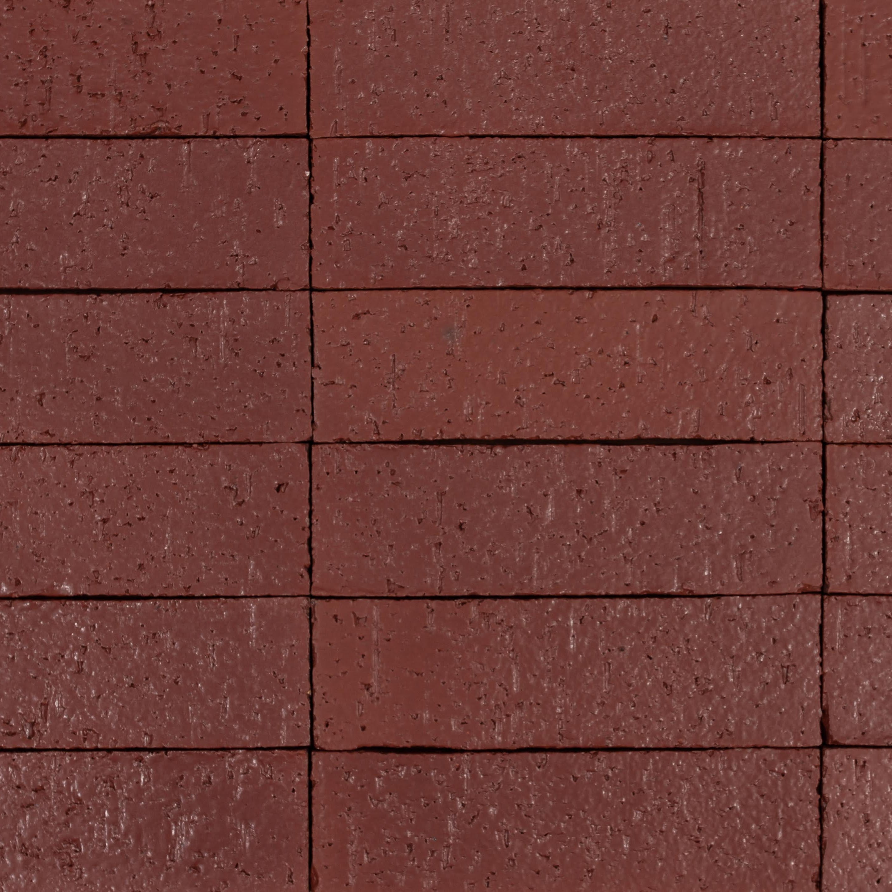 Arto Glazed Brick: Pueblo Red (Flat 2¼"x7⅝"x⅝")