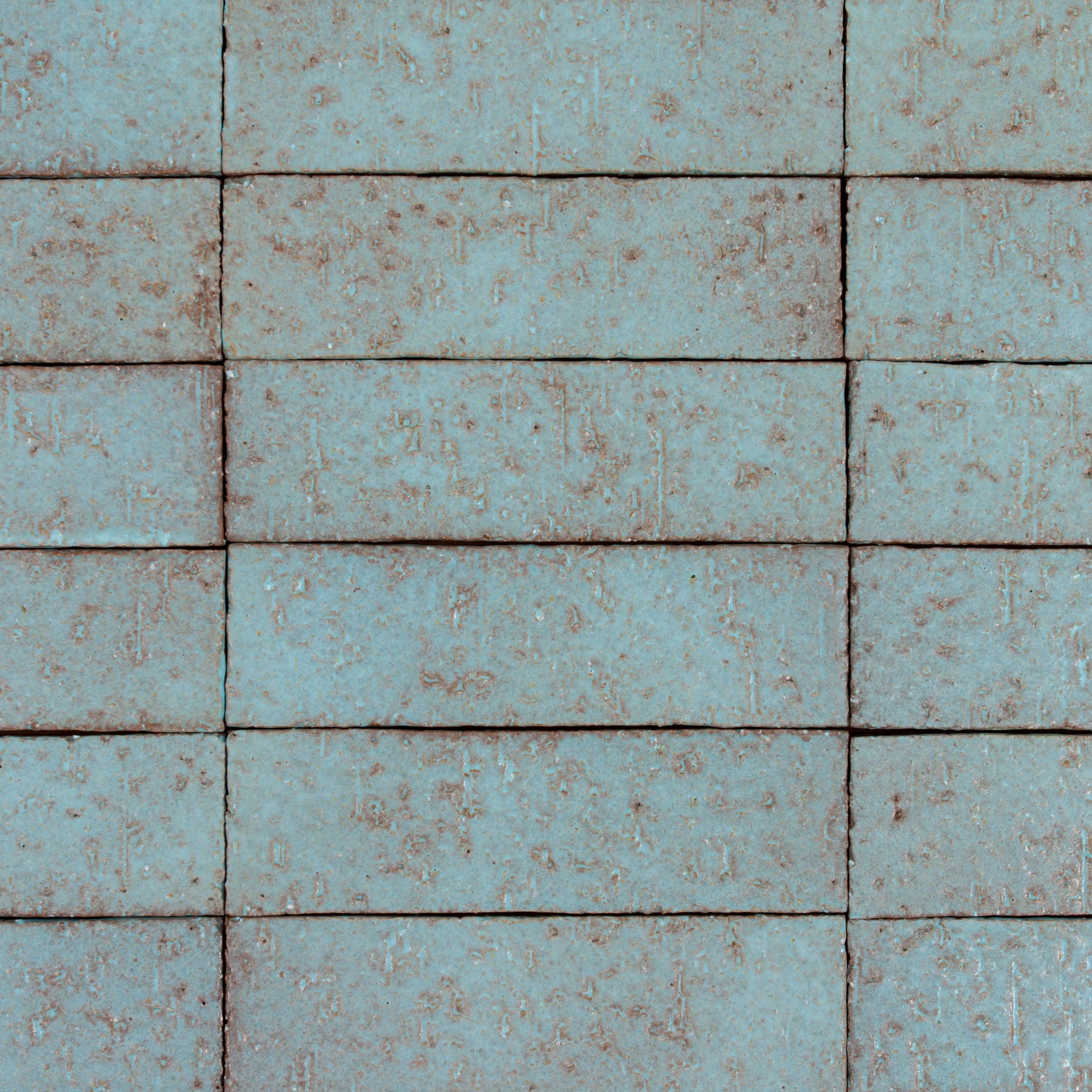 Arto Glazed Brick: Turquoise (Flat 2¼"x7⅝"x⅝")