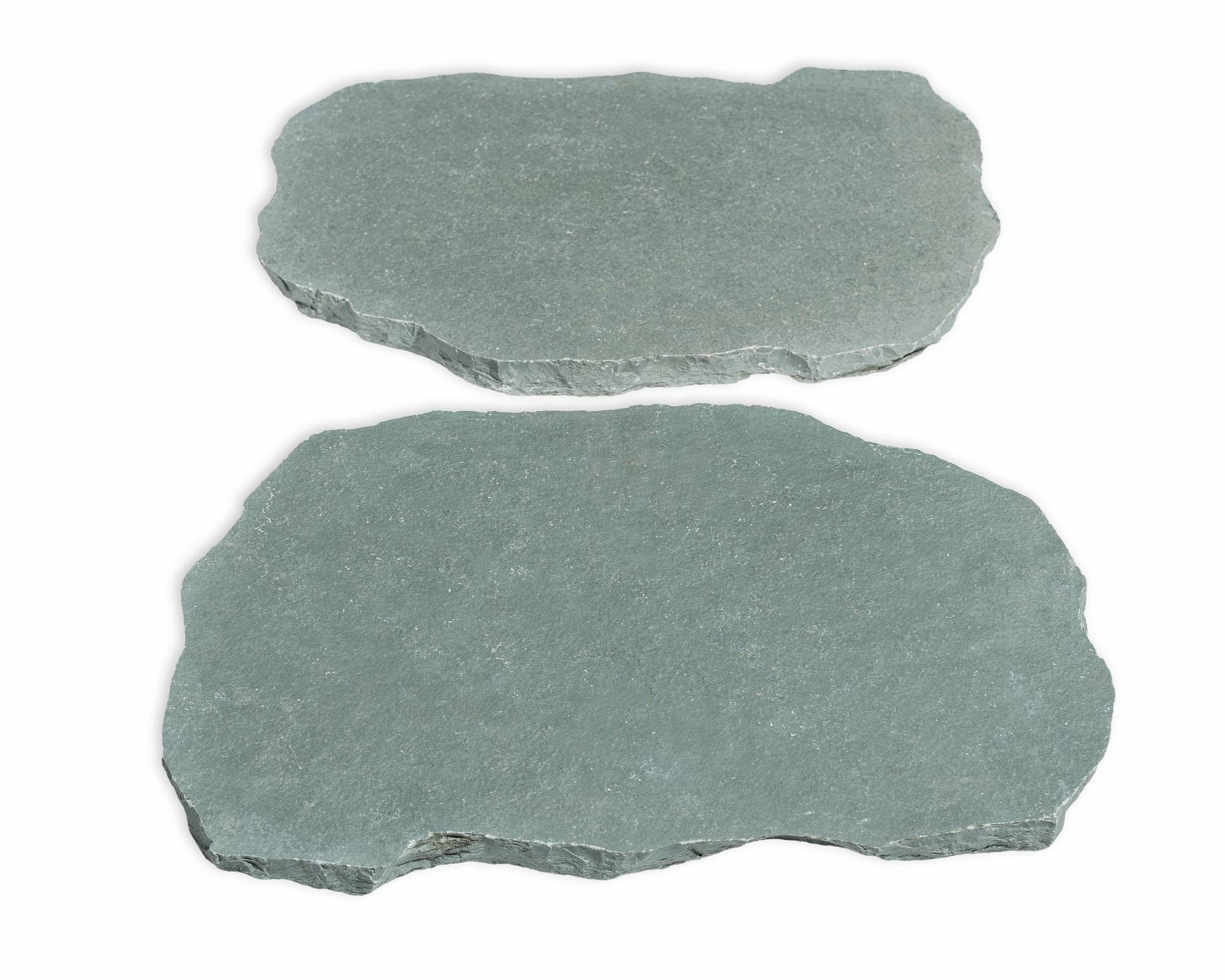 indian blue old world flagstone classic paver stepping stone stepper 16 by 22 by 1 and half inch exterior applications manufactured by f and m supply distributed by surface group