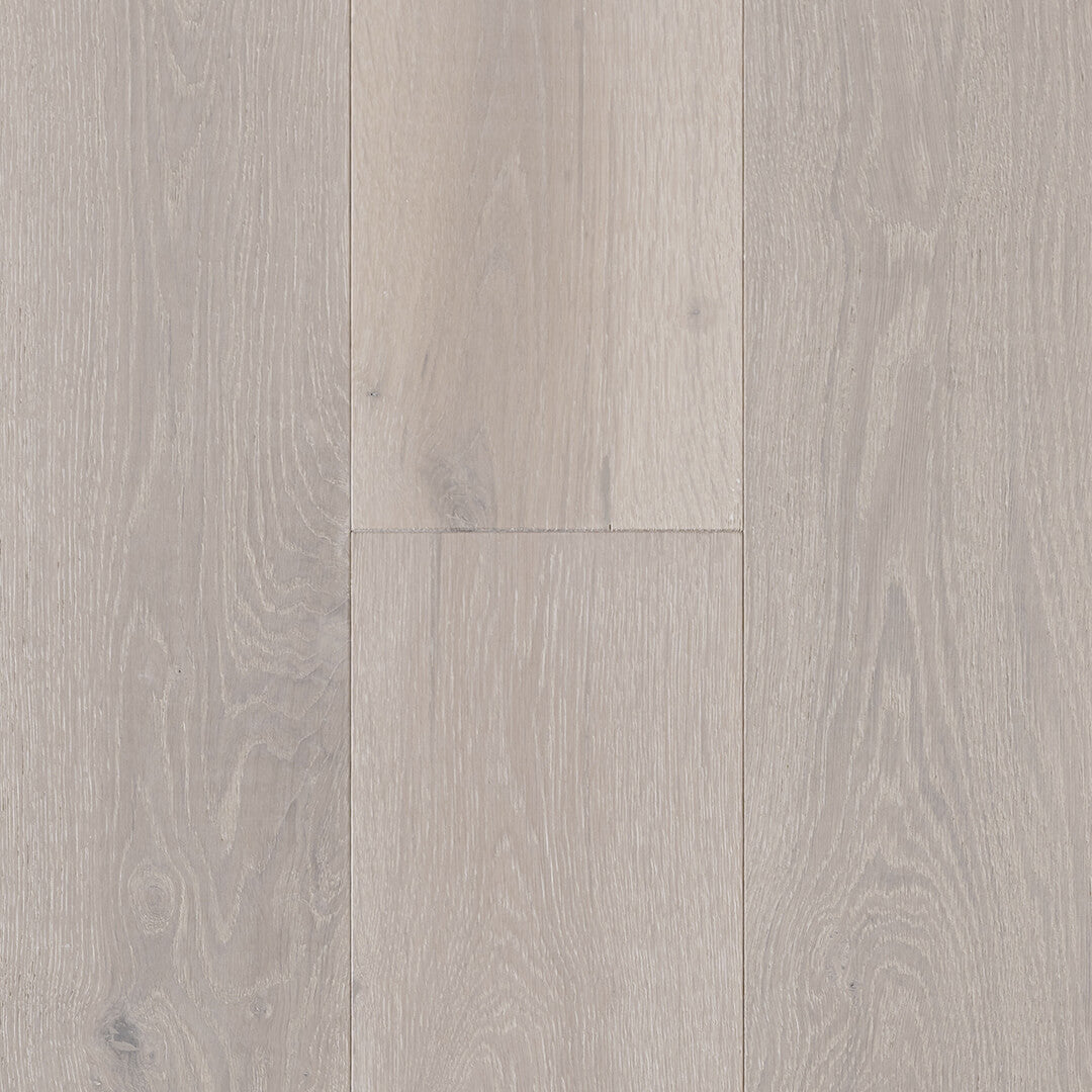 HERMITAGE: Montmartre White Oak Engineered Hardwood Plank (7½"X24"-76"X⅝" | Wire Brush)