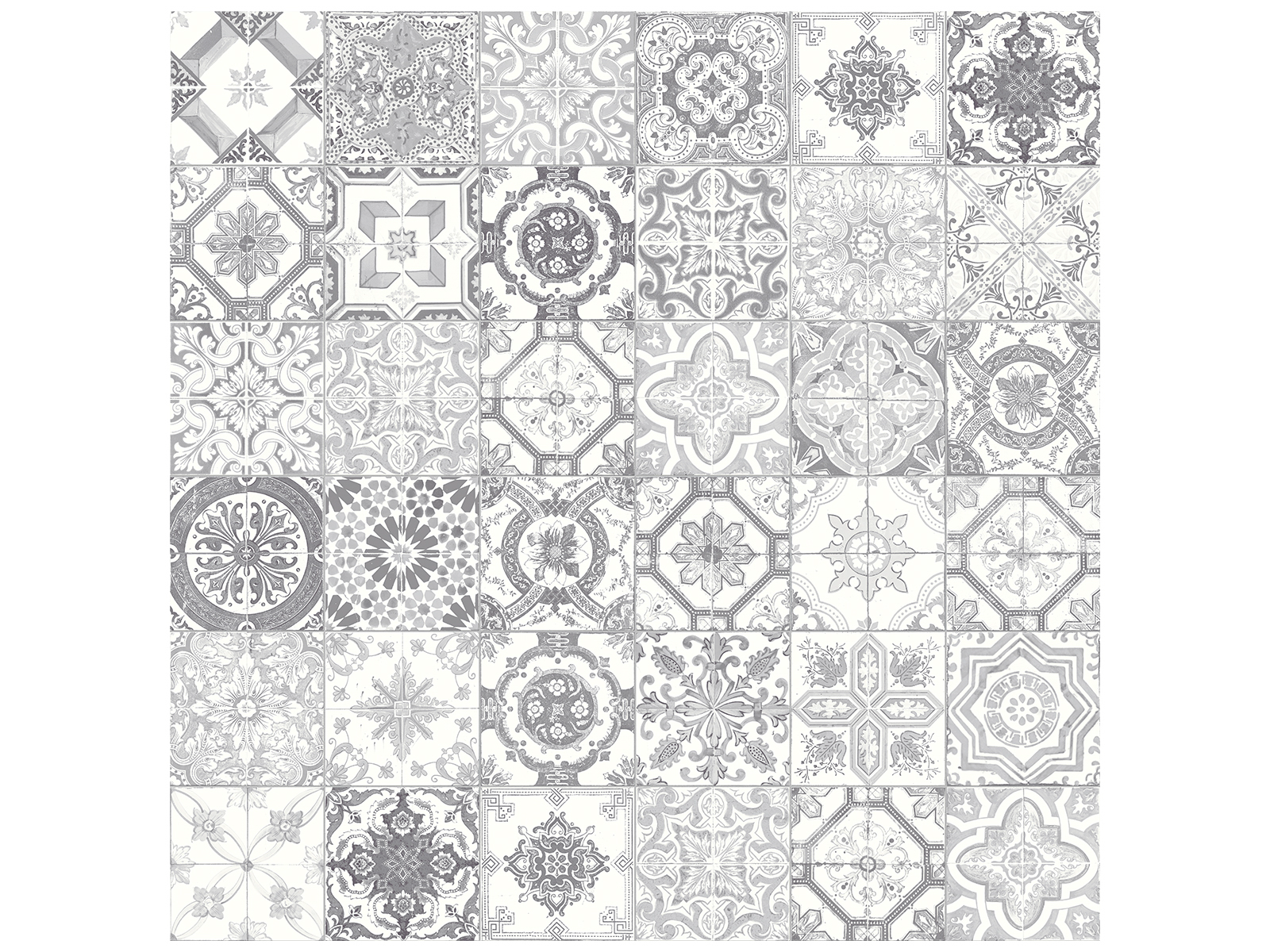 grey pattern glazed porcelain field tile from marrakesh anatolia collection distributed by surface group international matte finish pressed edge 8x8 square shape