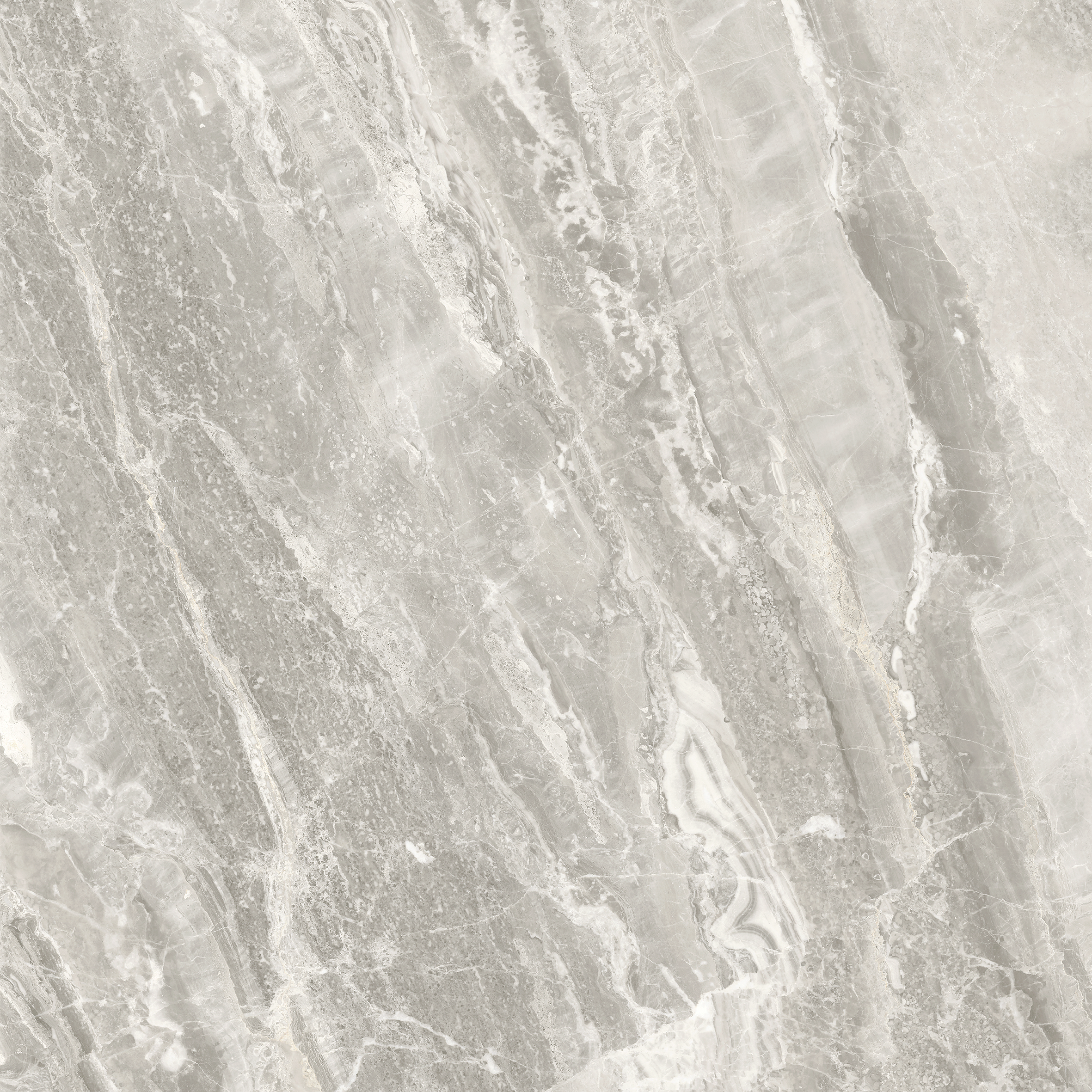 stella argento pattern glazed porcelain field tile from mayfair anatolia collection distributed by surface group international polished finish rectified edge 24x24 square shape