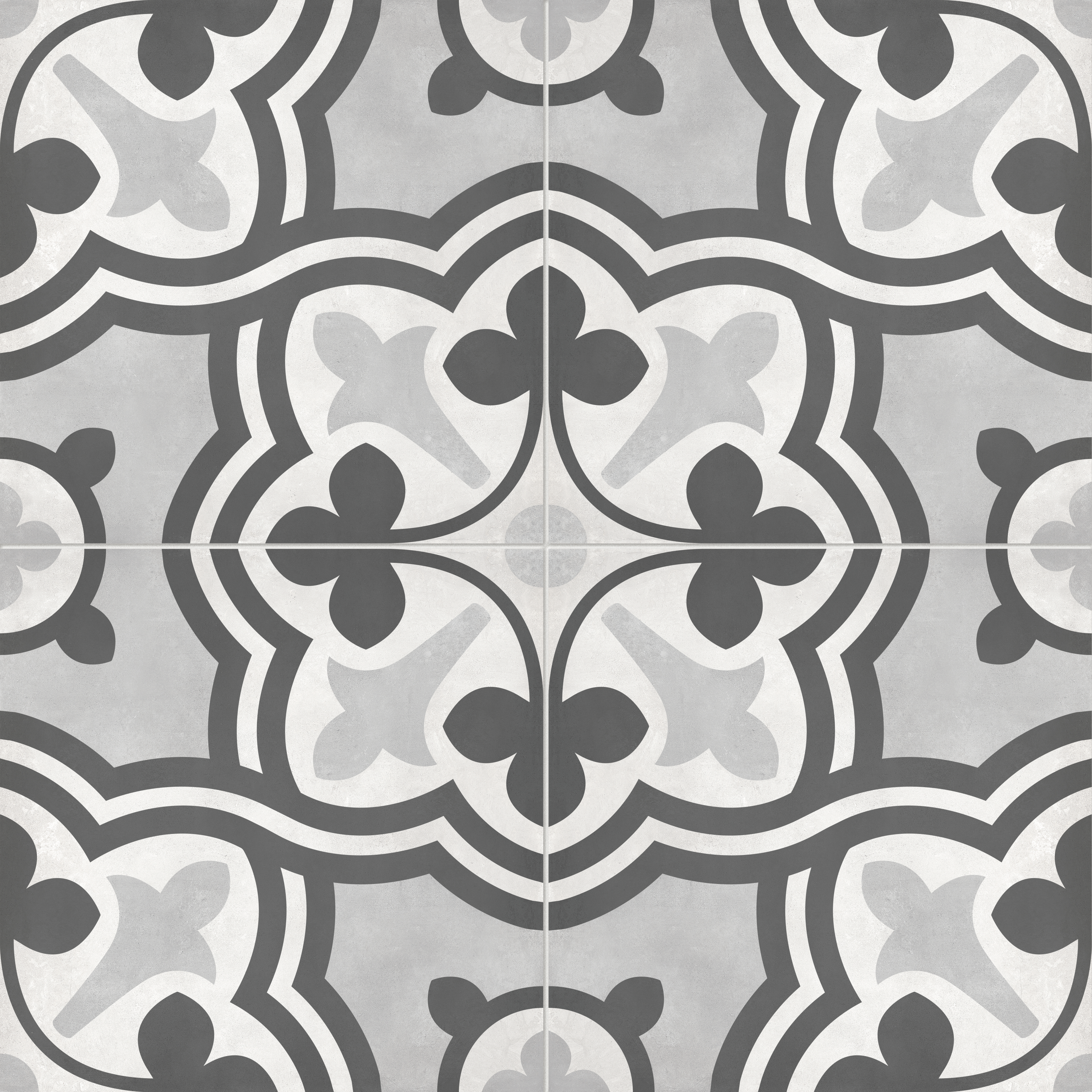ice print pattern glazed porcelain deco tile print blend from form anatolia collection distributed by surface group international matte finish pressed edge 8x8 square shape