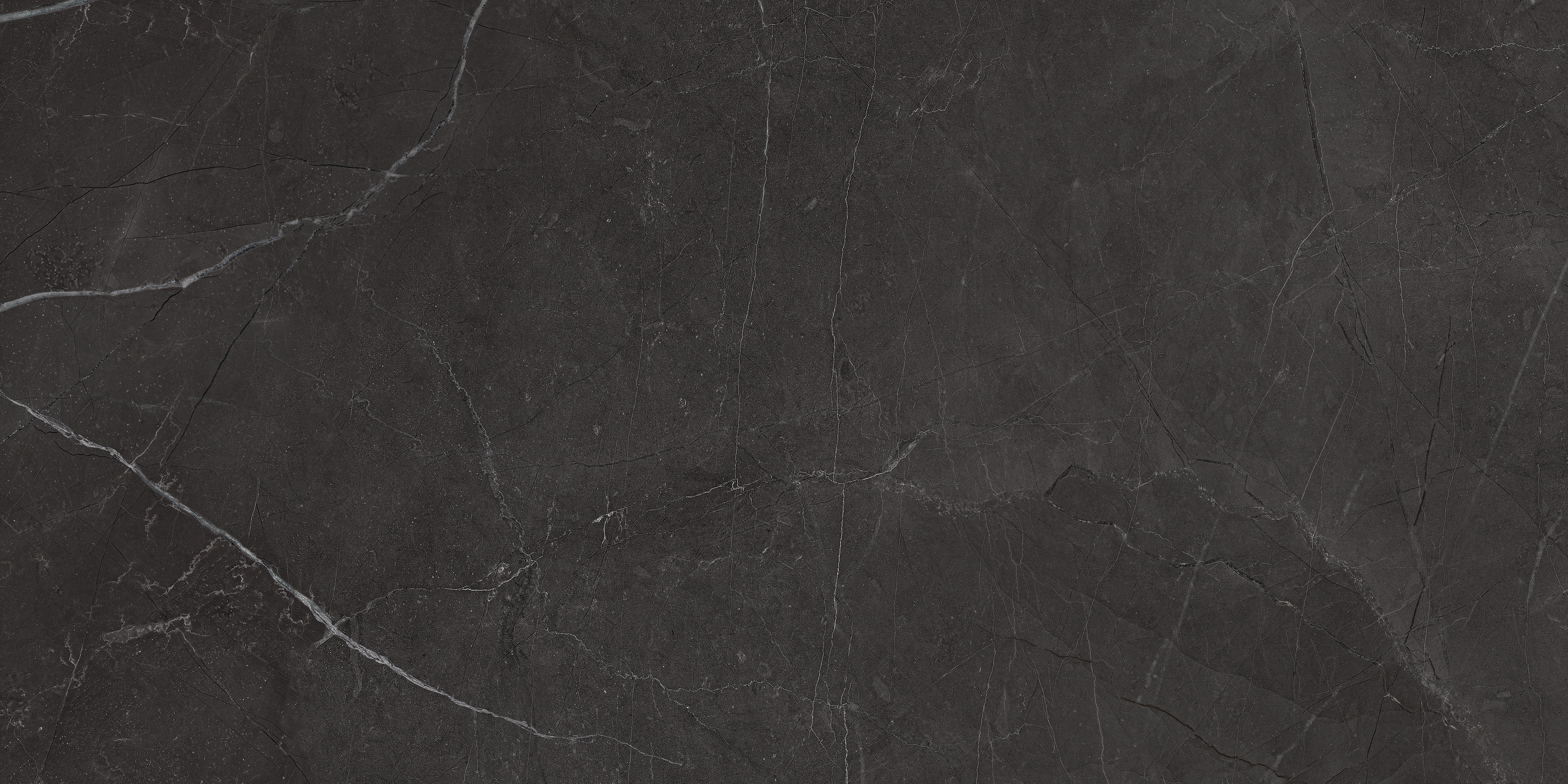 nero venato pattern glazed porcelain field tile from la marca anatolia collection distributed by surface group international polished finish rectified edge 12x24 rectangle shape