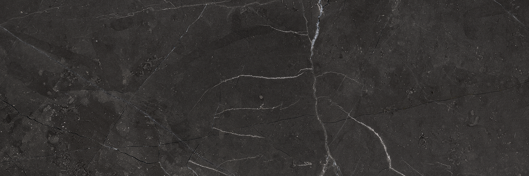 nero venato pattern glazed porcelain field tile from la marca anatolia collection distributed by surface group international polished finish rectified edge 4x12 rectangle shape