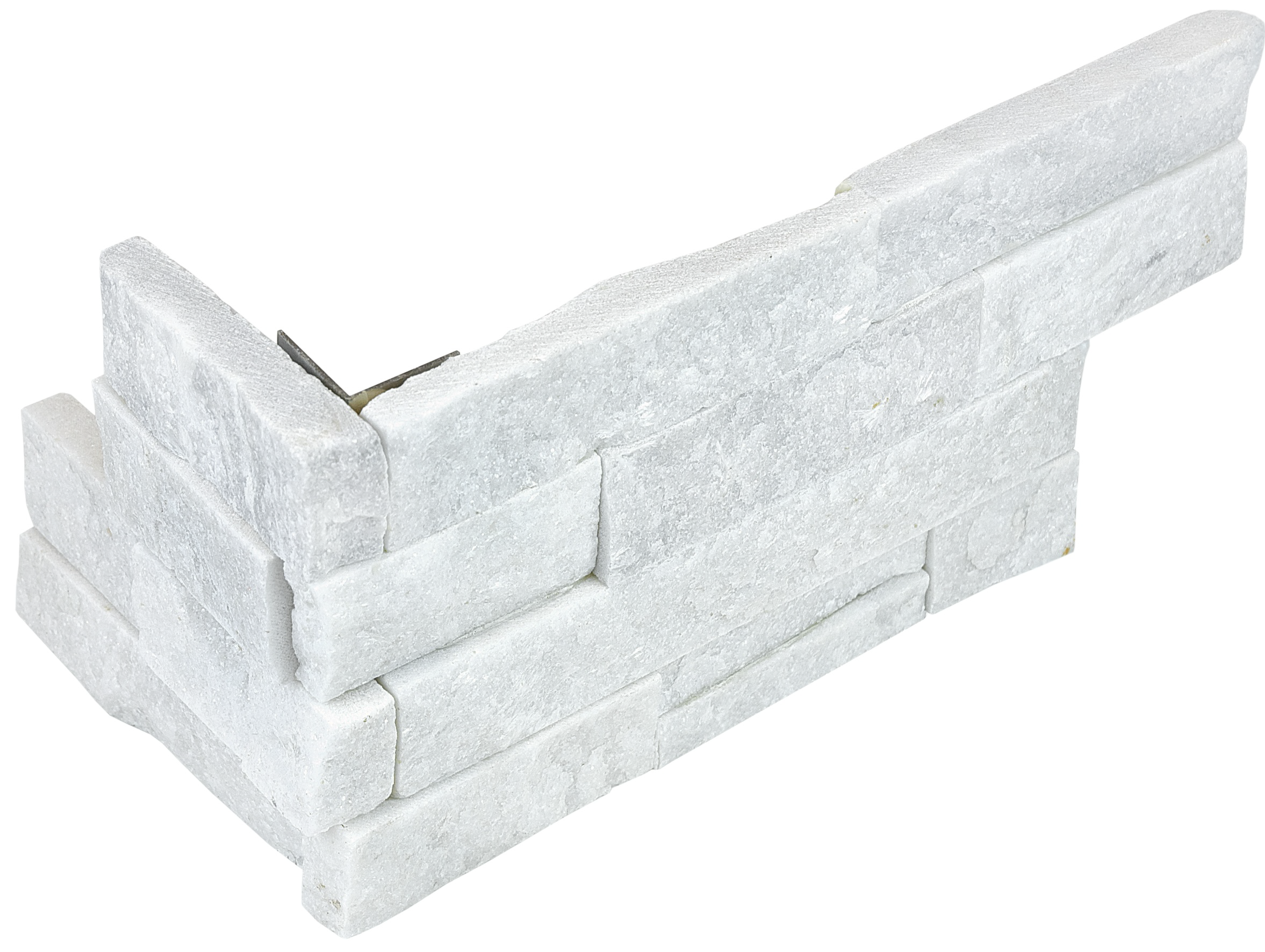 quartzite glacier pattern natural stone corner shelf molding from ledger stone anatolia collection distributed by surface group international split face finish straight edge edge 6x18 bar shape