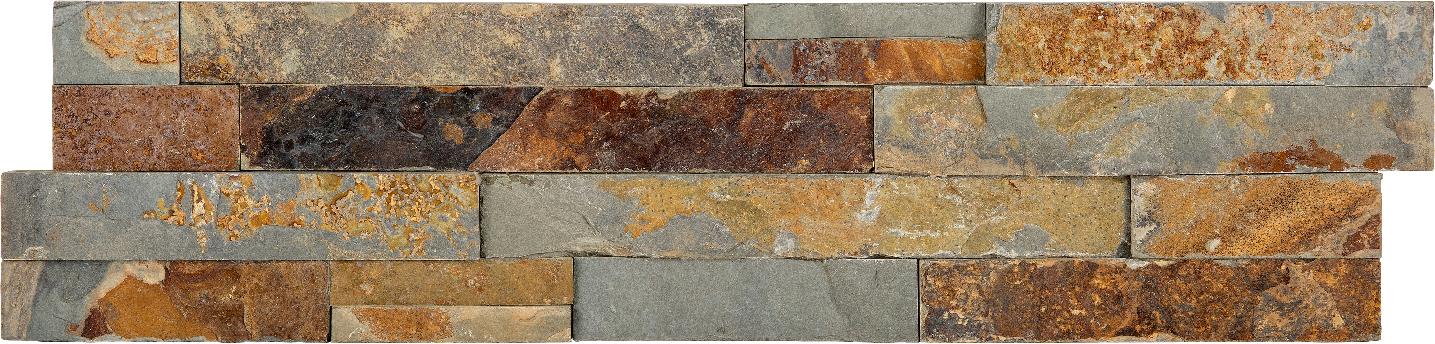 slate sierra pattern natural stone corner shelf molding from ledger stone anatolia collection distributed by surface group international split face finish straight edge edge 6x24 bar shape