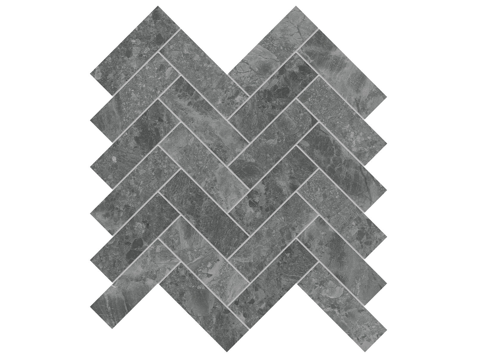 surface group anatolia marble gemma mystique 1&25х4 inch herringbone natural stone mosaic brushed straight edge mesh