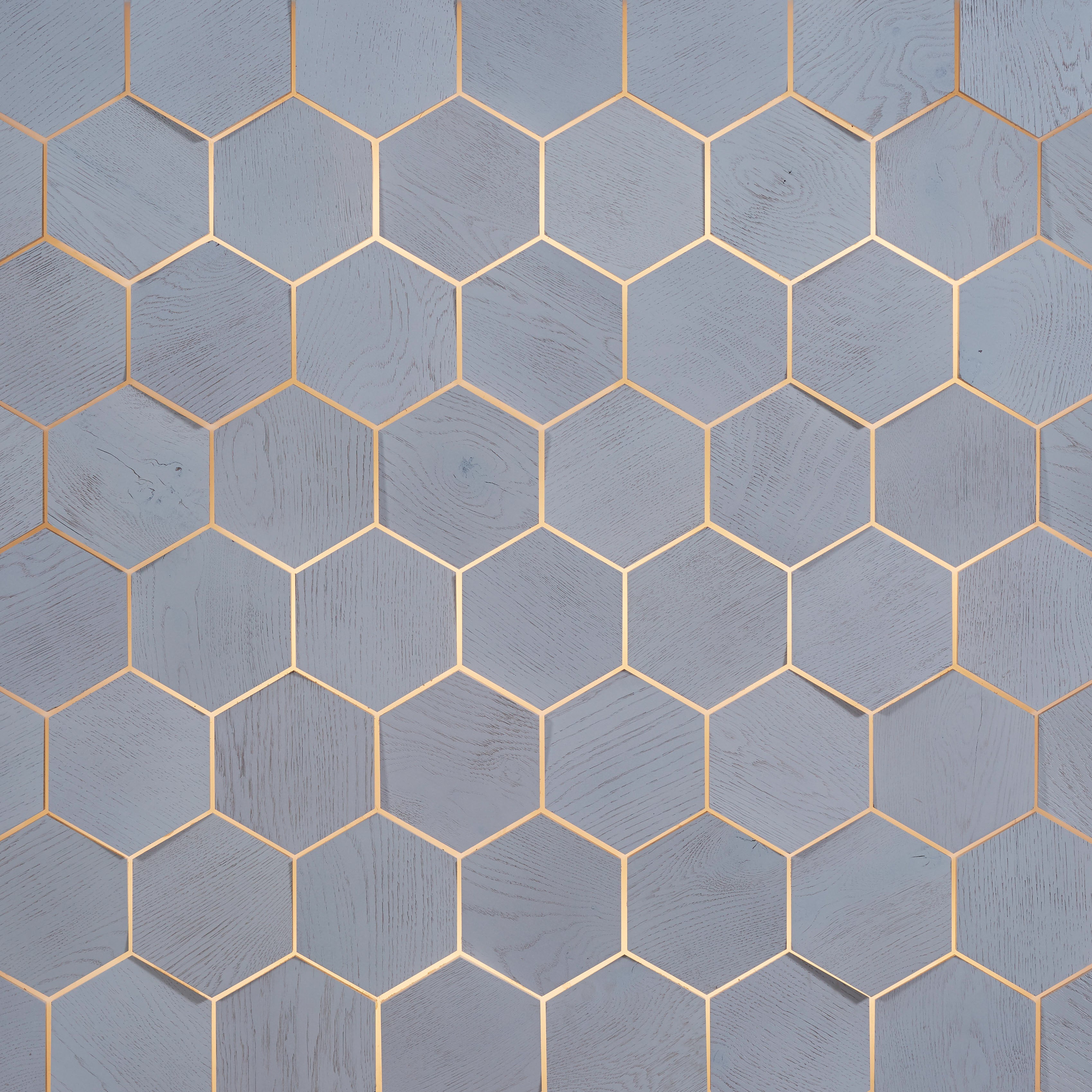 duchateau celestio angled hexo iceberg oak three dimensional wall natural wood panel light wire brush lacquer for interior use distributed by surface group international