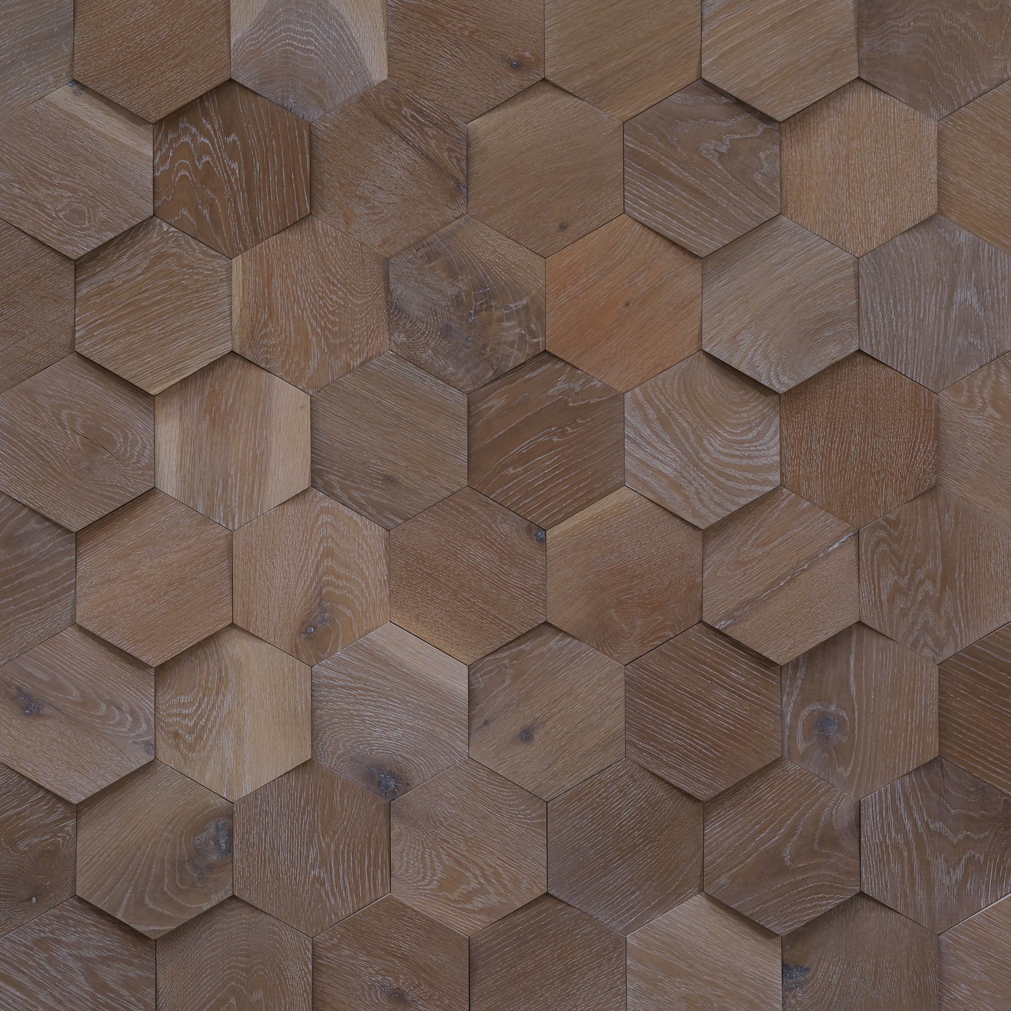 duchateau celestio legno angled hexo lugano oak three dimensional wall natural wood panel light wire brush matte lacquer for interior use distributed by surface group international