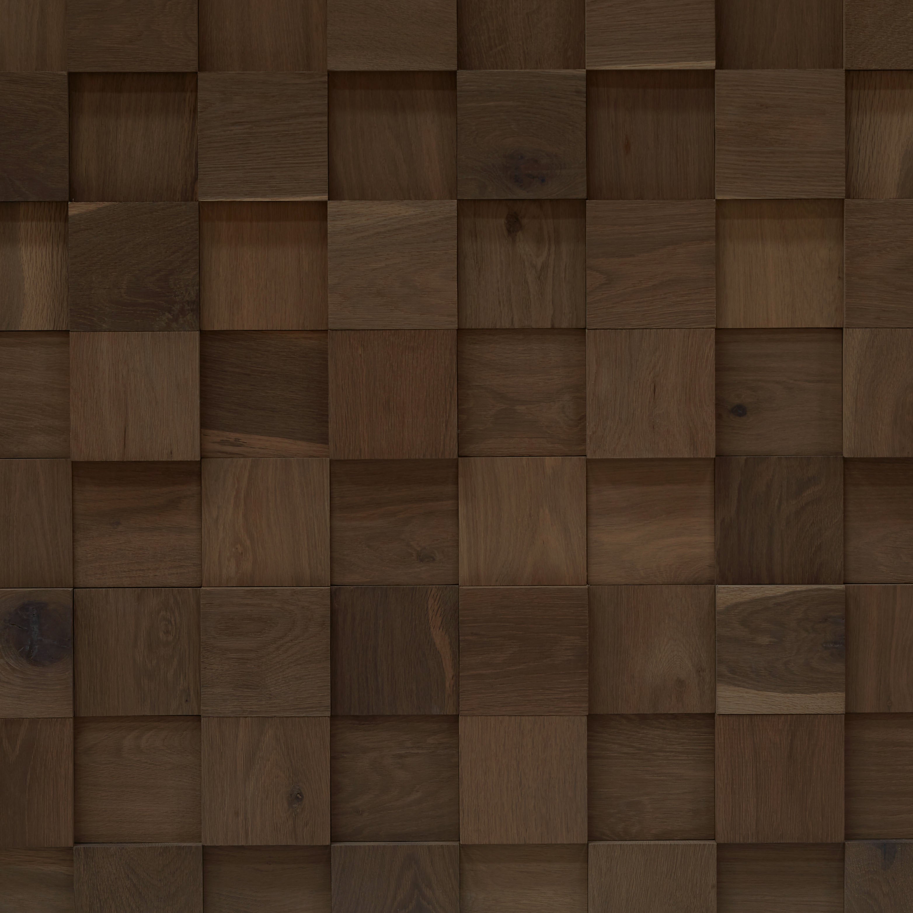 duchateau celestio legno cobble smoke oak three dimensional wall natural wood panel light wire brush matte lacquer for interior use distributed by surface group international