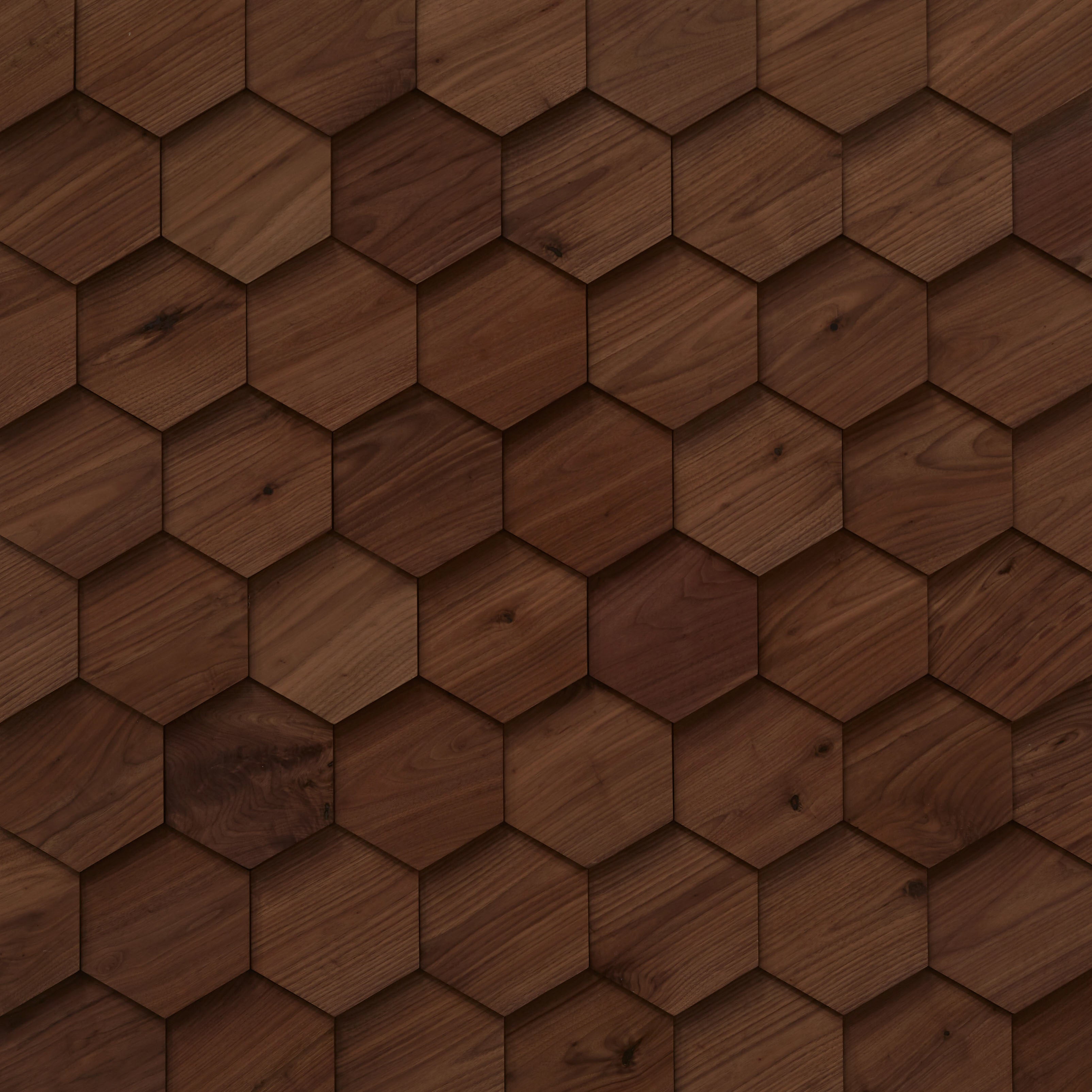 duchateau celestio legno hexo american walnut three dimensional wall natural wood panel smooth conversion varnish for interior use distributed by surface group international