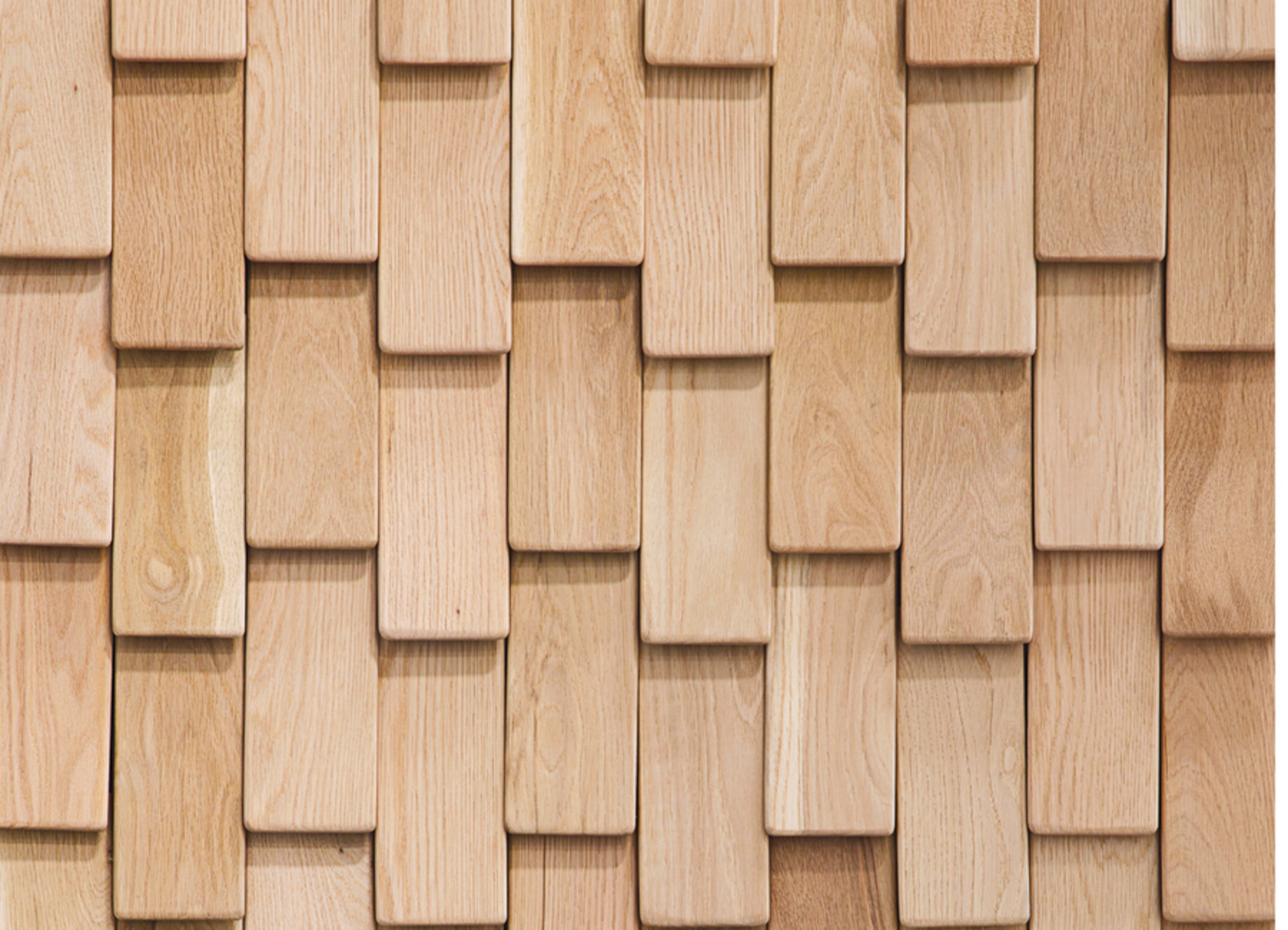 duchateau inceptiv scale reckt sand oak three dimensional wall natural wood panel lacquer for interior use distributed by surface group international