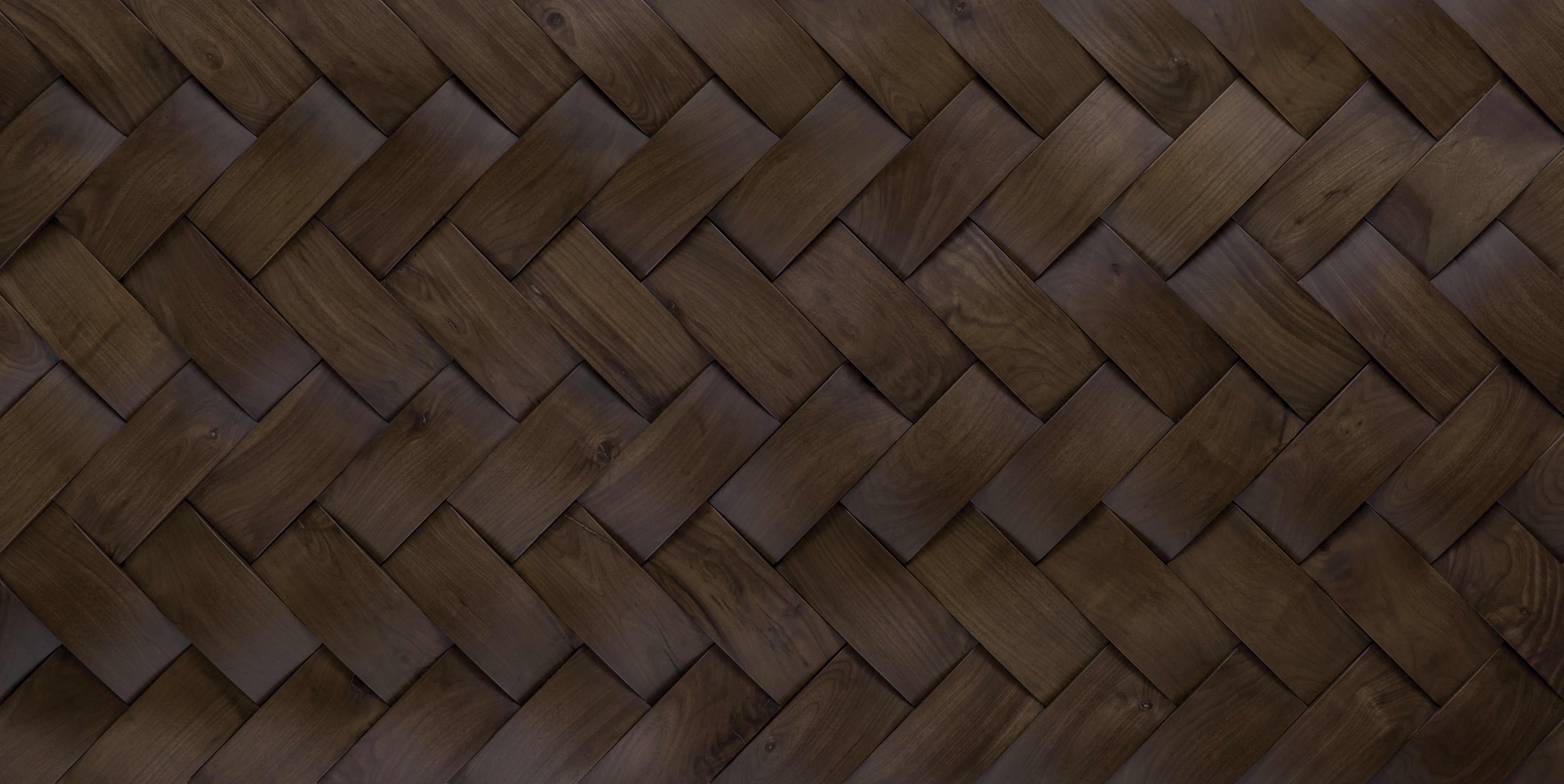 duchateau inceptiv tresses stout walnut three dimensional wall natural wood panel conversion varnish for interior use distributed by surface group international