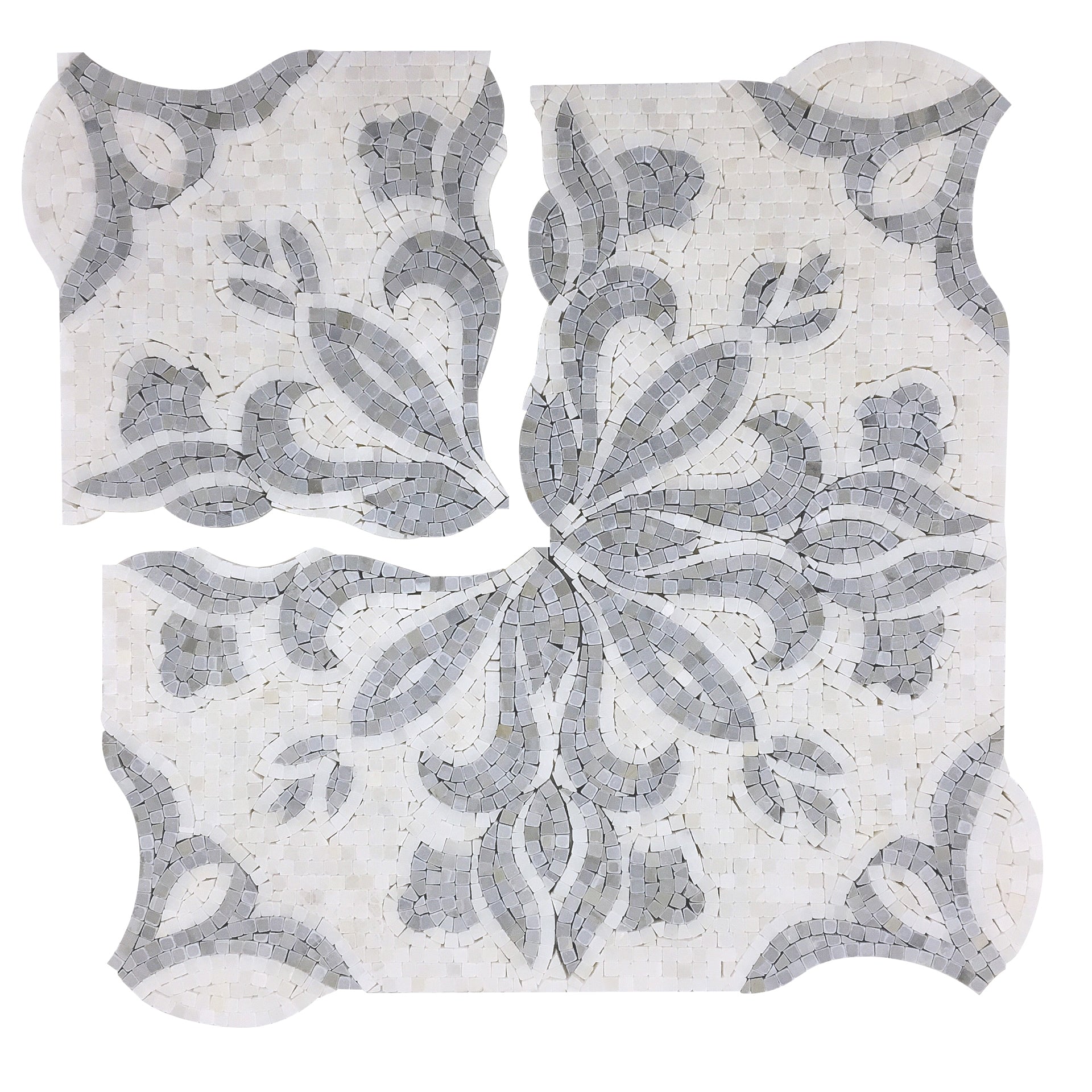 mir skalini artistic pietra floreale 01 wall and floor mosaic distributed by surface group natural materials