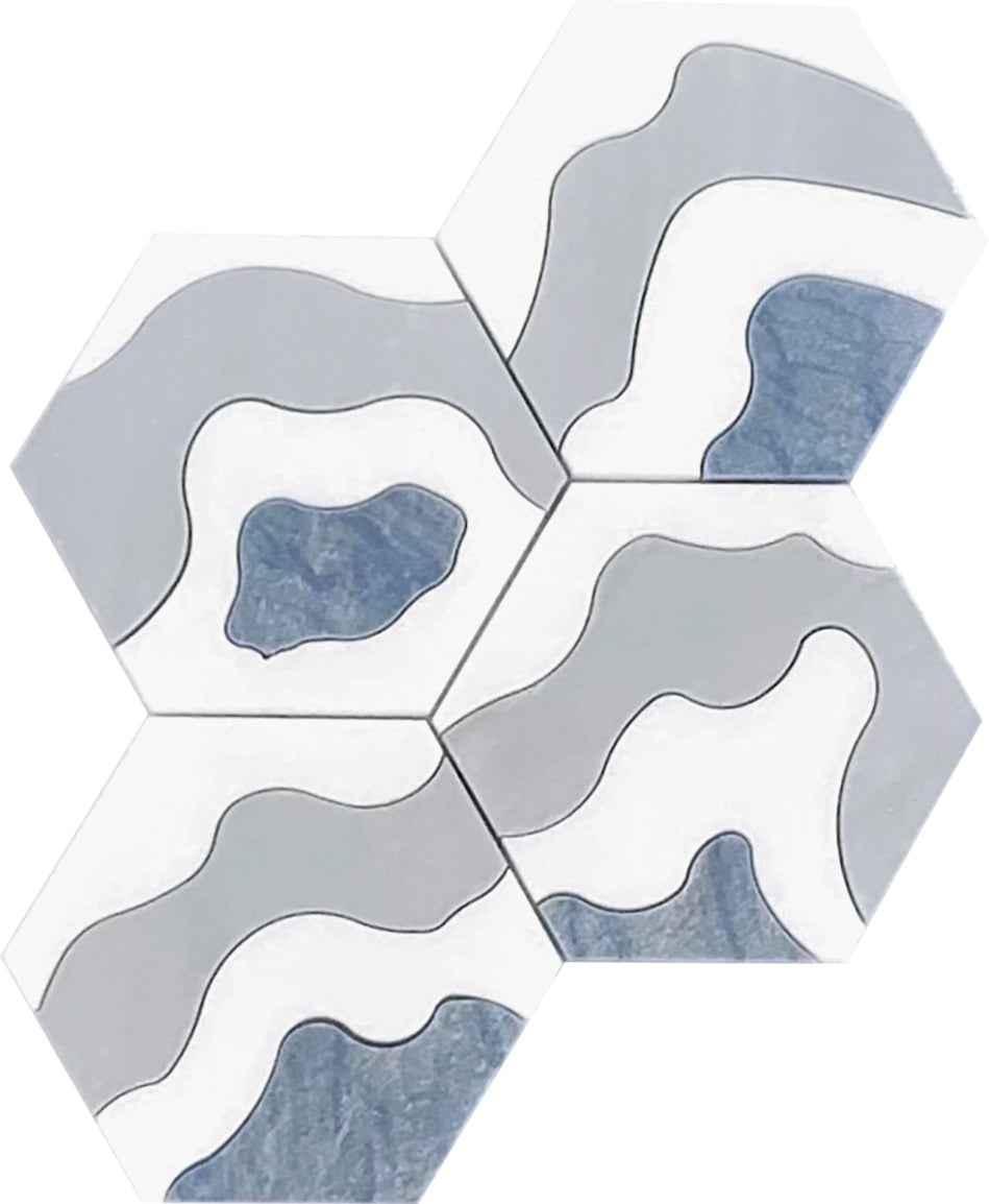 mir skalini waterjet storm blue wall and floor mosaic distributed by surface group natural materials
