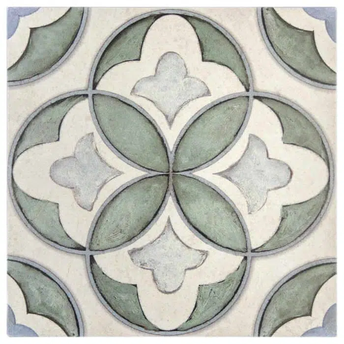 Mulholland Cypress Limestone Deco Tile (6x6)