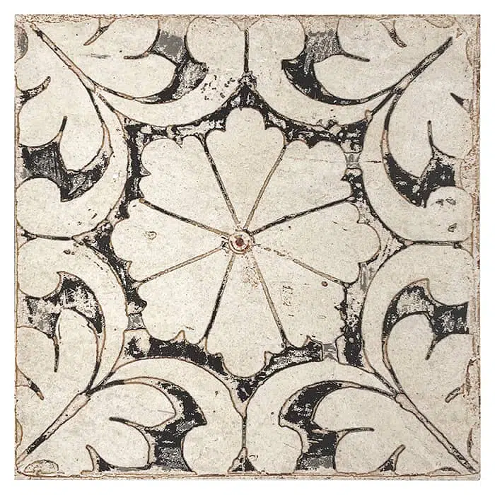 oasis black rustic carrara natural marble square shape deco tile size 12 by 12 inch for interior kitchen and bathroom vanity backsplash wall and floor wet areas distributed by surface group and produced by artistic tile in united states