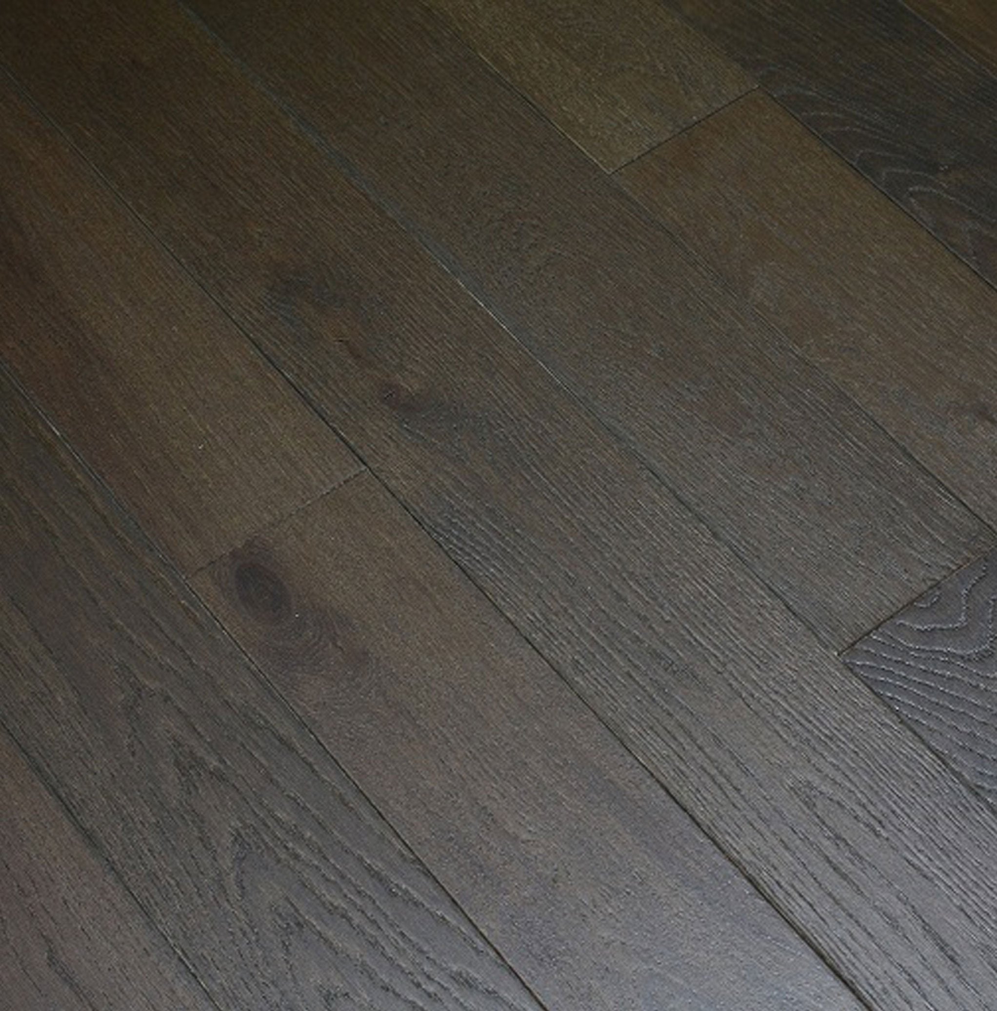 teka studio caviar sawn white oak natural hardwood flooring plank stained dark brown distributed by surface group international