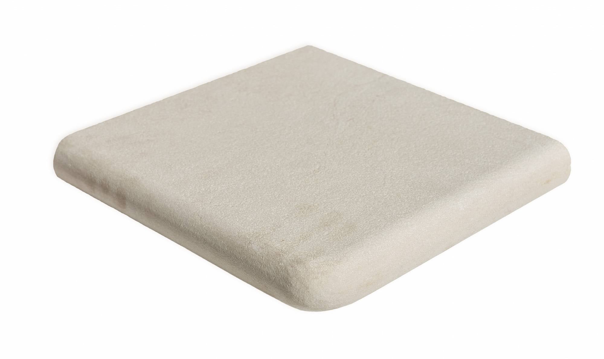 yorkshire old world flagstone signature paver bullnose corner molding 14 by 14 by 2 inch exterior applications manufactured by f and m supply distributed by surface group