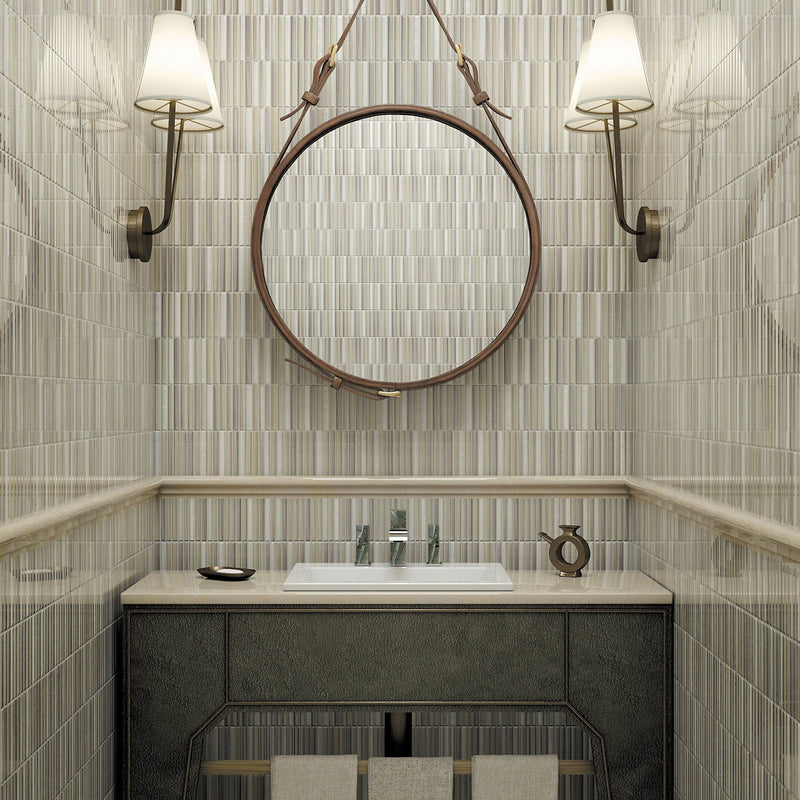 Cascades – Colored Glass and Marble and Quartzite and Slate collection