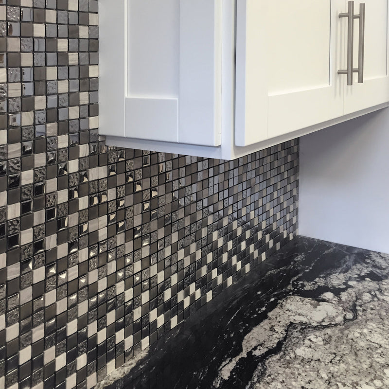 Crystal Springs – Colored Glass and Marble collection