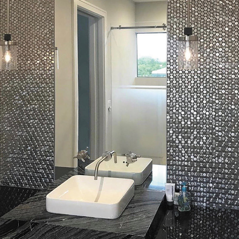 Metallico Natural Line Mosaic tile and surface collection