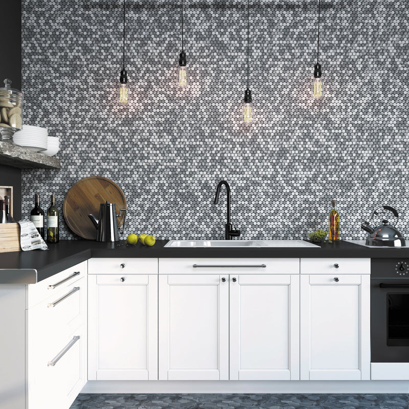 Seattle Natural Line Mosaic tile and surface collection