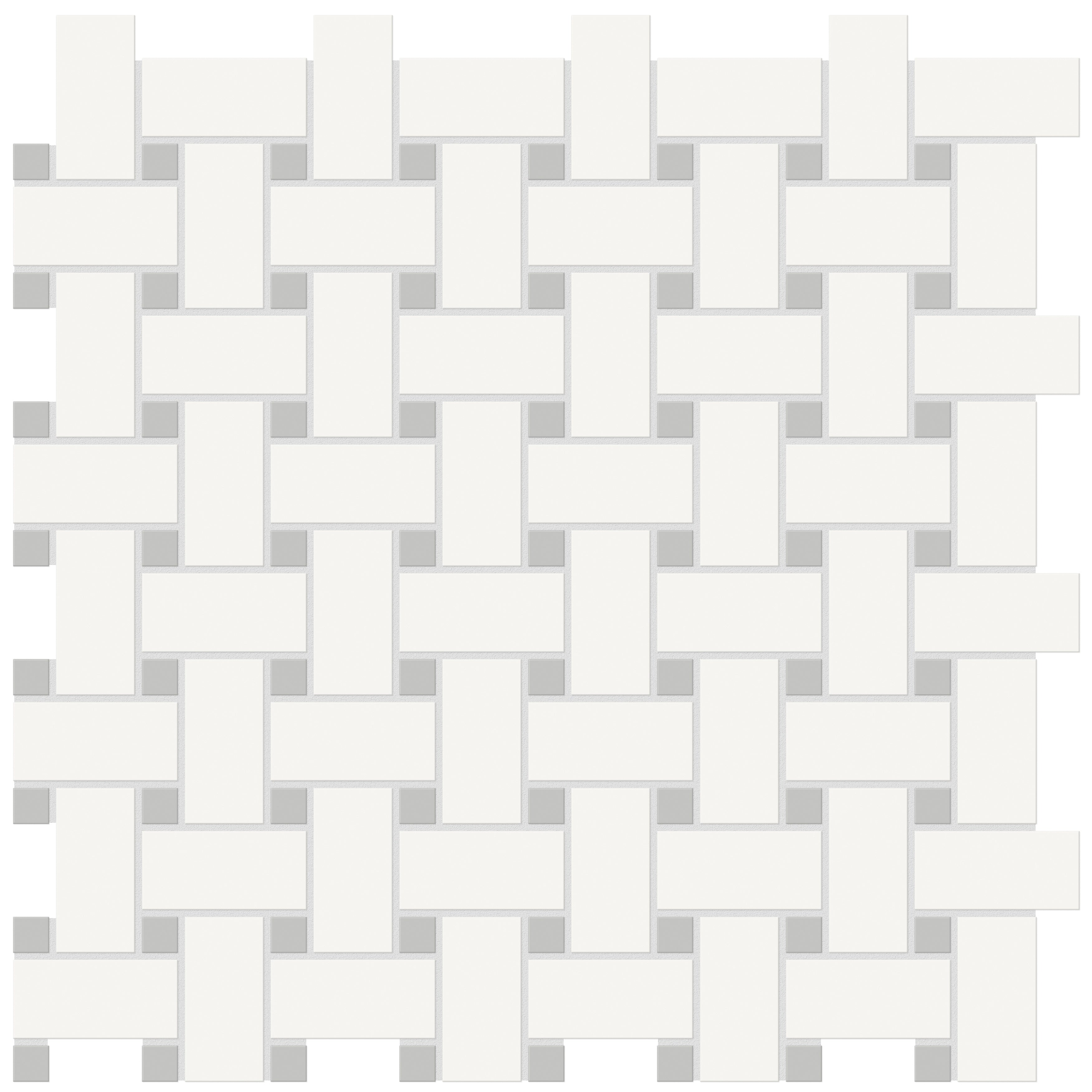 Basketweave mosaic