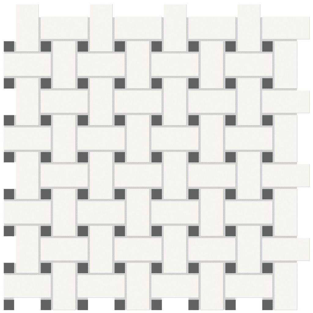 Soho Canvas White W Retro Black Tile collection image