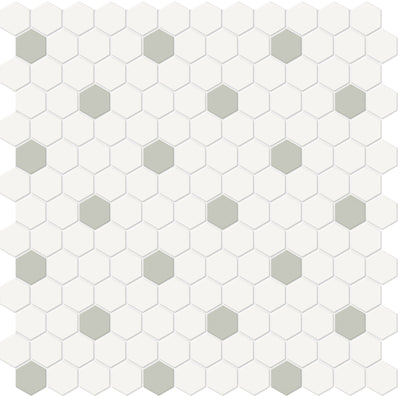 Canvas White w/ Soft Sage Soho β Porcelain collection