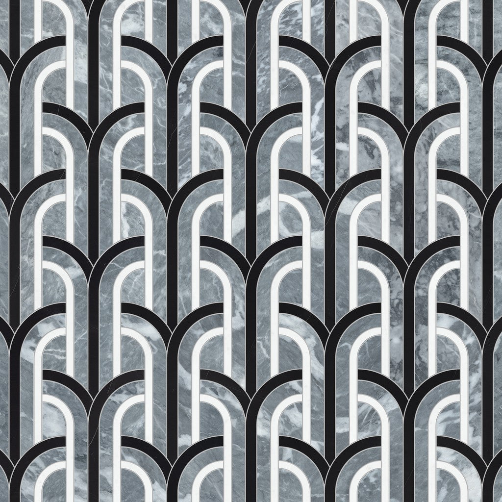 Utopio Monochromo Waterjet Mosaic Tile collection image