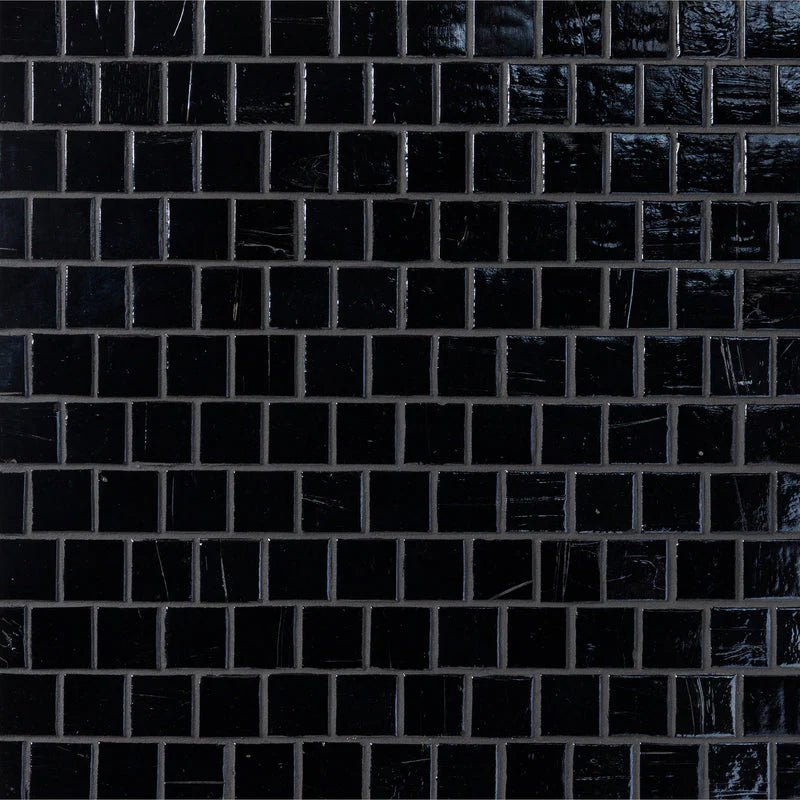 Black Glass Tile And Mosaic