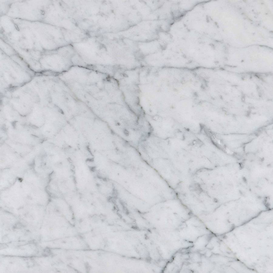 Bianco Carrara Marble tile collection featuring white natural stone mosaic and veneer options from the Elon series at Surface Group online store