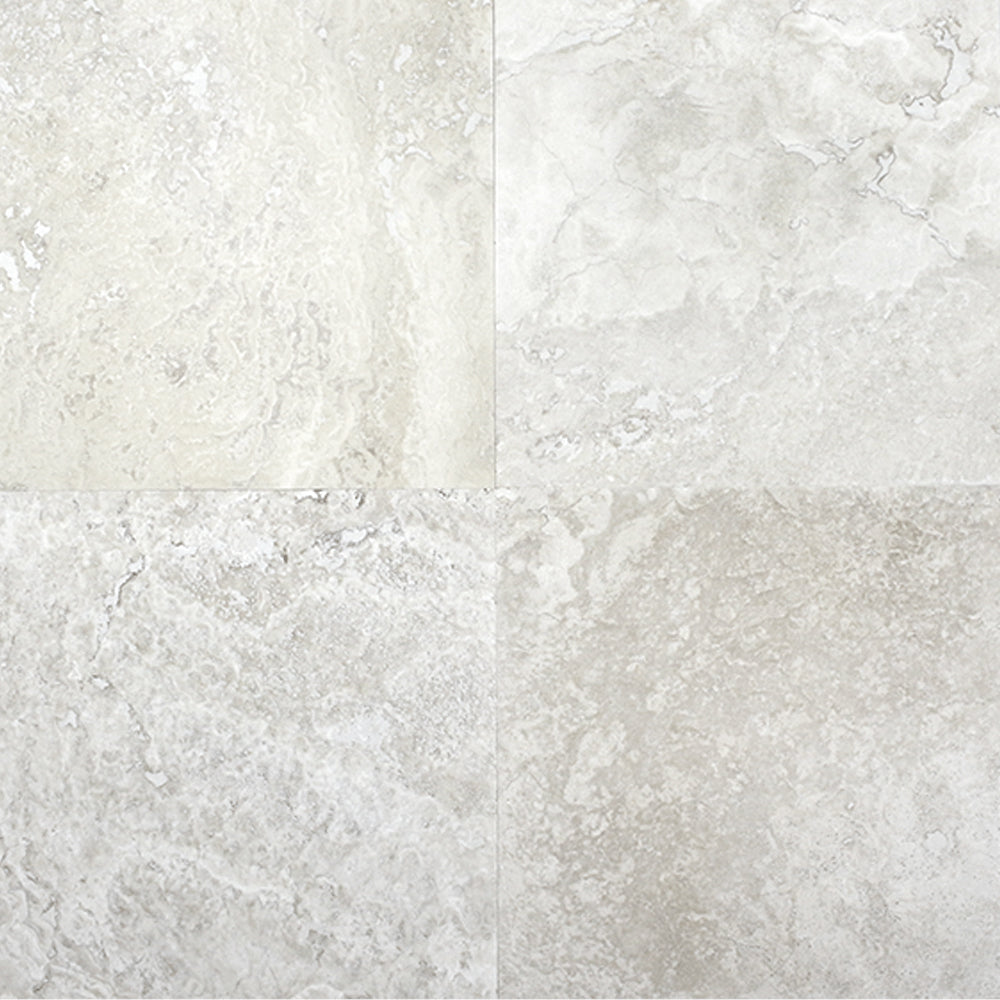 Cascade White Travertine Tile