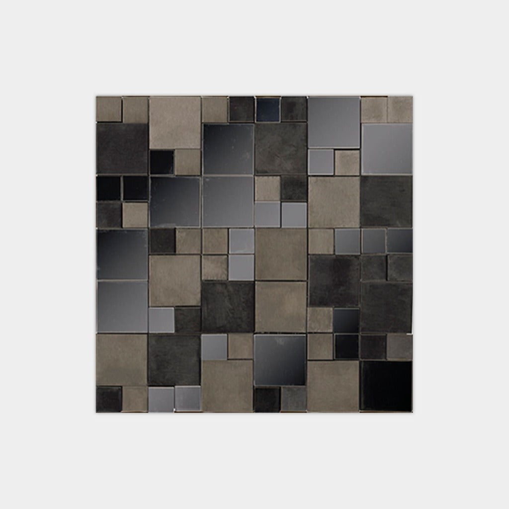 Metal Acero Anthracite Mini 3D Cubes