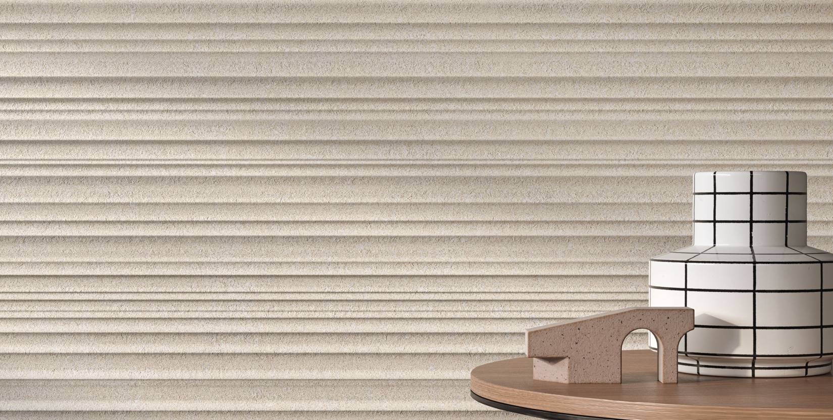 Atelier Dynamic textured porcelain