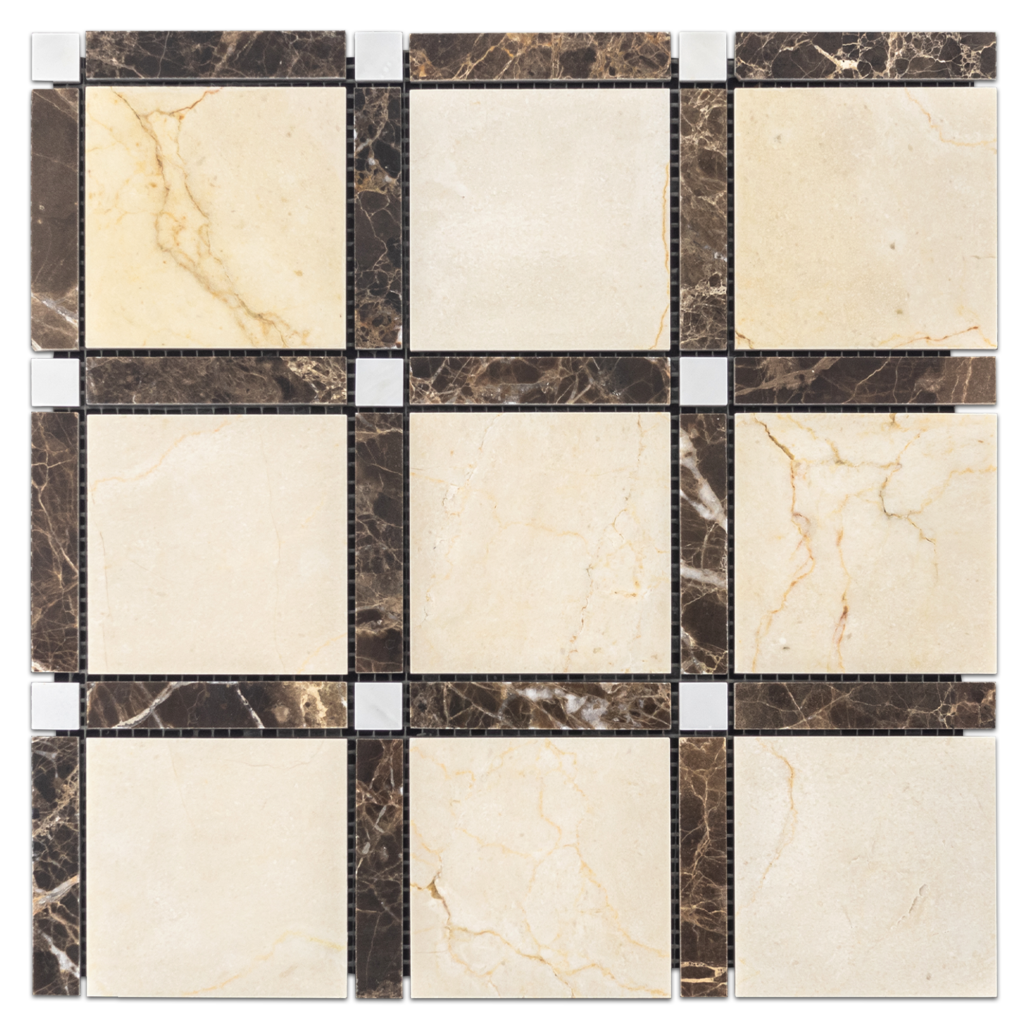 Crema Marfil Mosaic