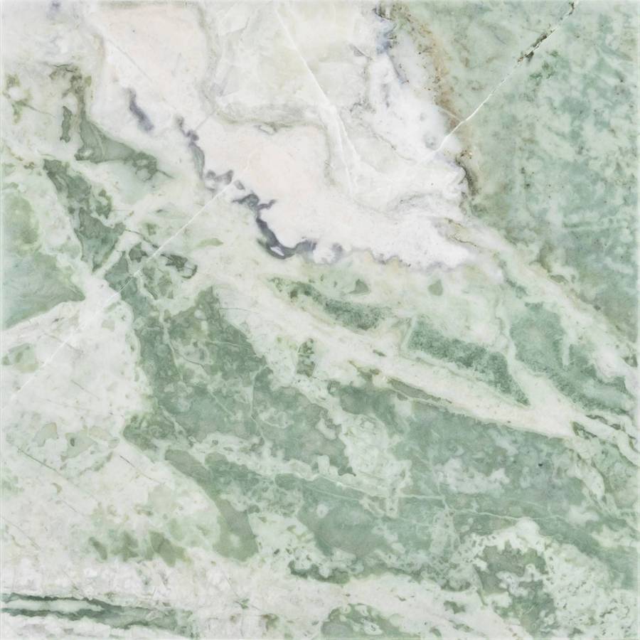 Emerald Green Marble tile from the Elon Collection featuring natural stone marble mosaic and tile accessories in rich green hues available at Surface Group online tile store.