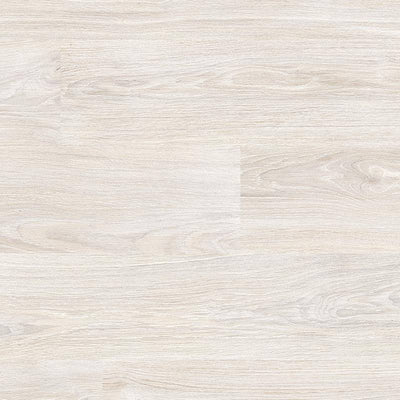 A close-up image of a lightly textured porcelain tile with a subtle wood grain design in pale beige to white tones, simulating the appearance of bleached or washed wood.